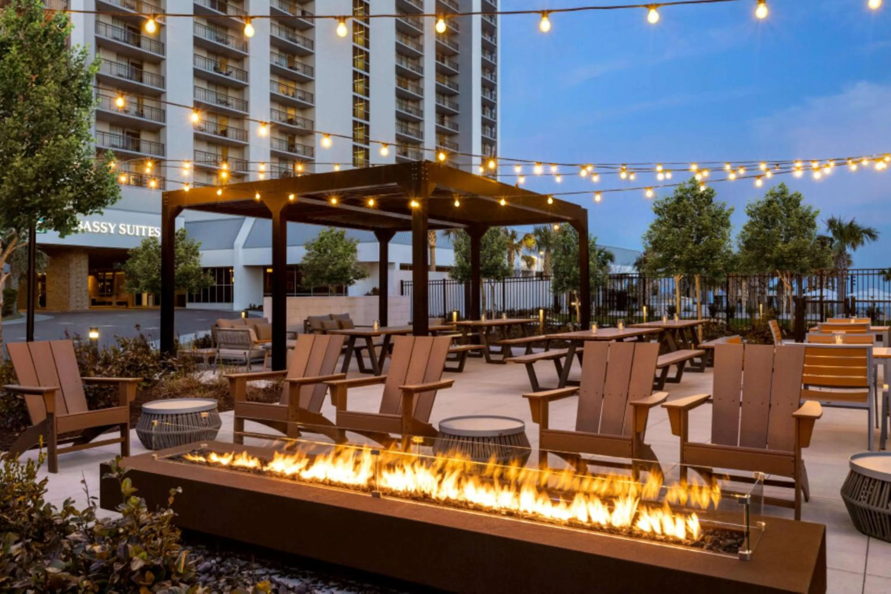 Patio in Hilton Myrtle Beach Resort