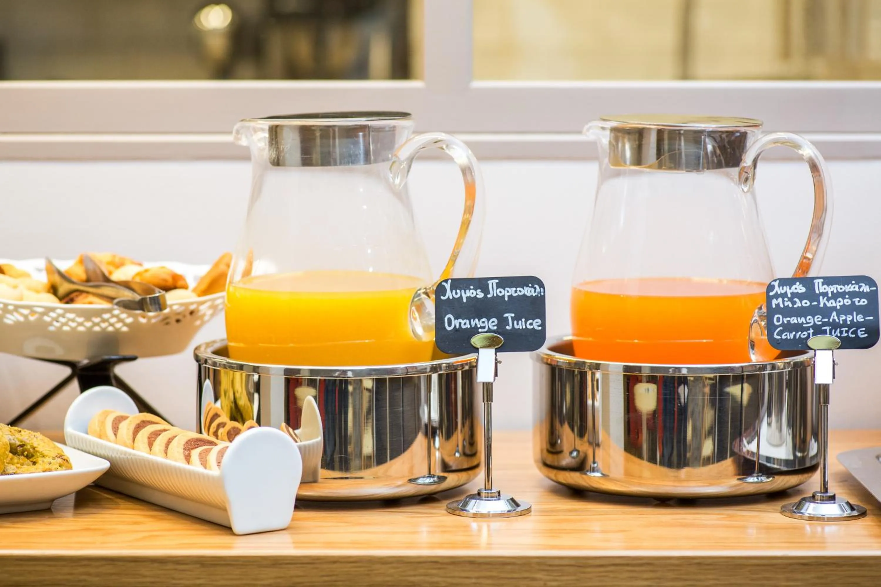 Buffet breakfast in Sweet Home Hotel