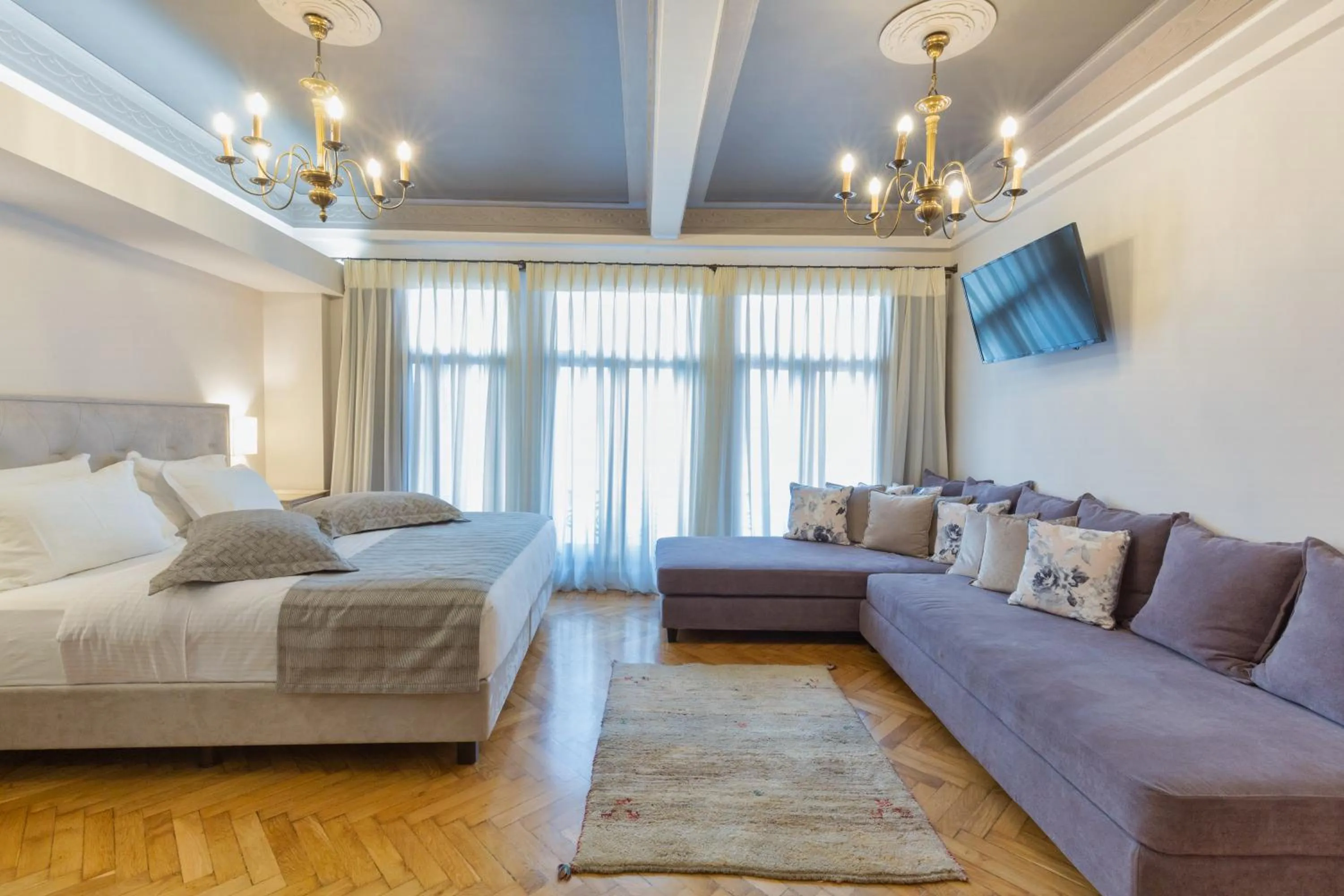 Bed in Sweet Home Hotel