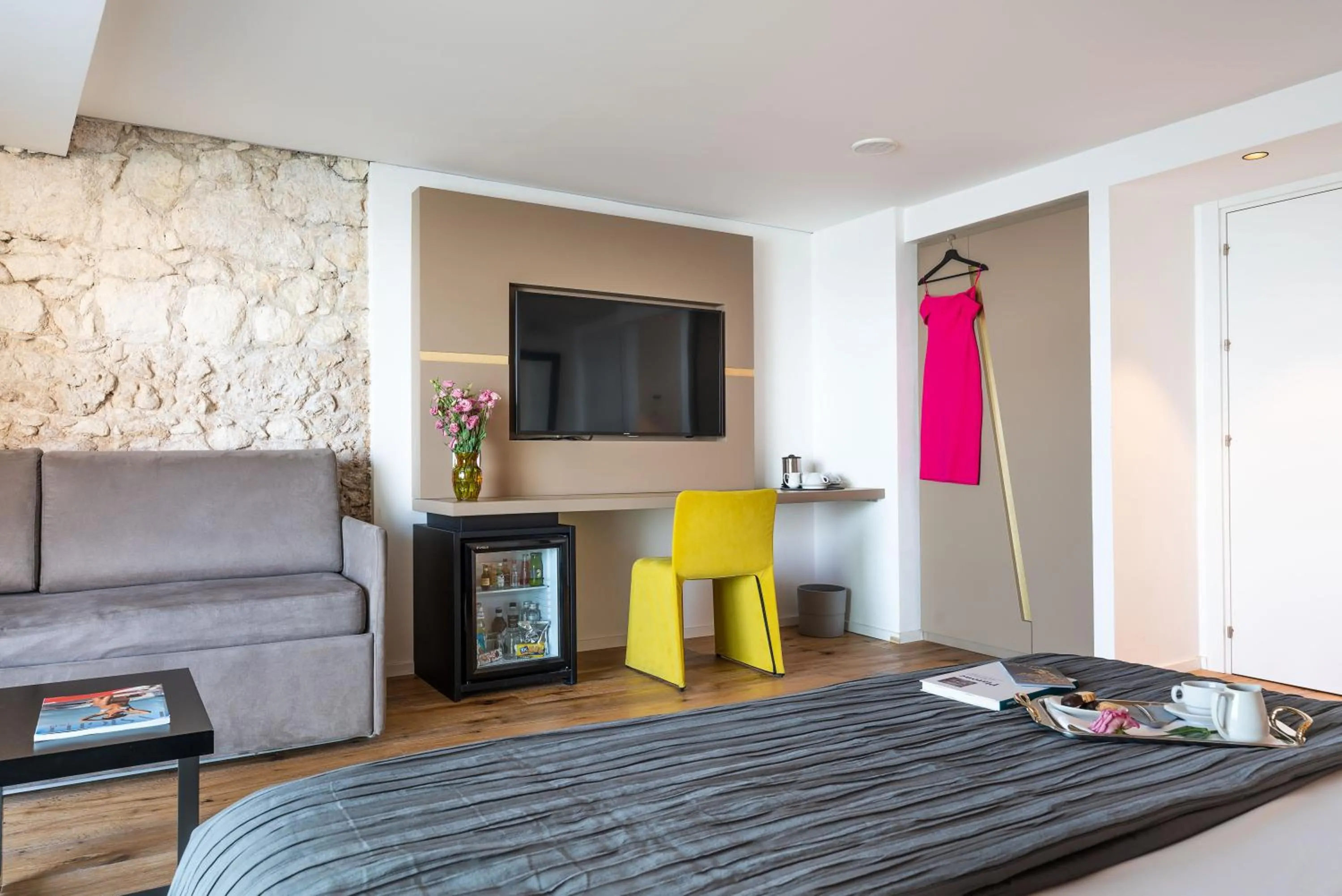 Bed in Re Dionisio Luxury Suites