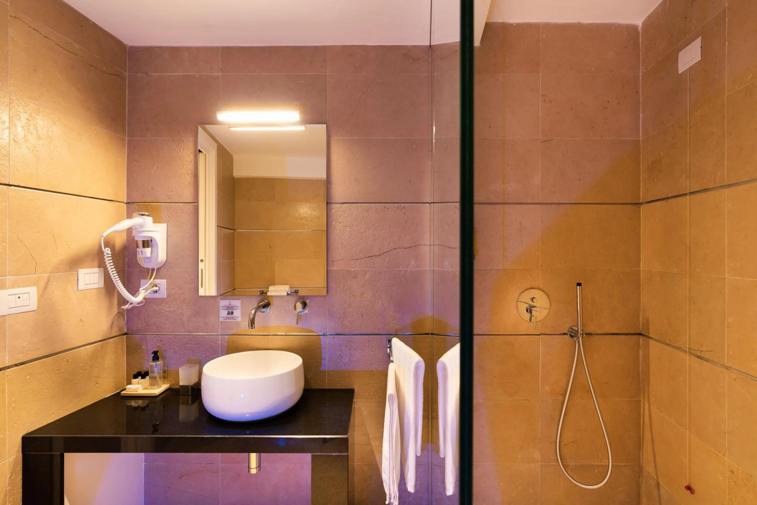 Shower in Re Dionisio Luxury Suites