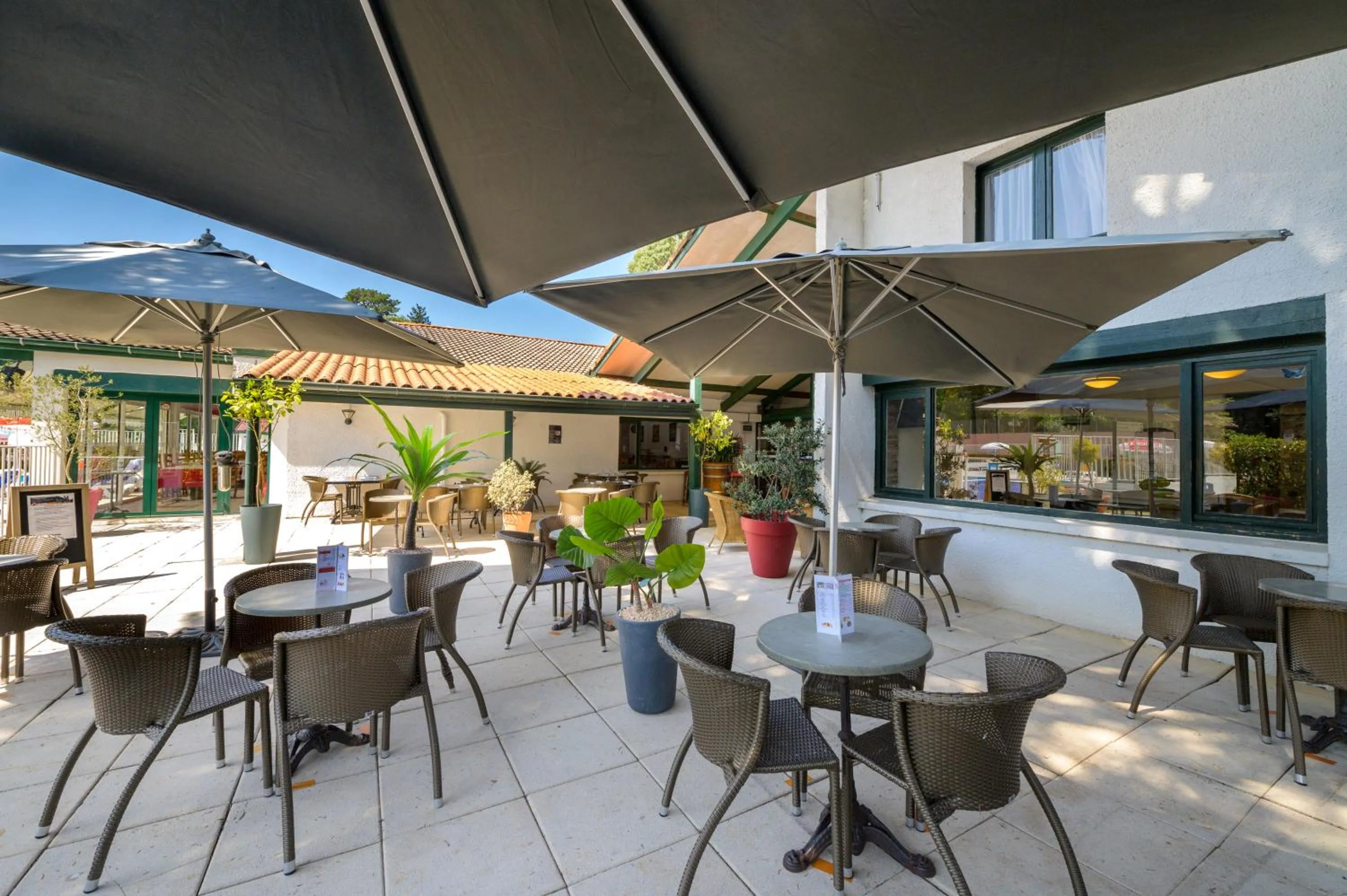 Patio in Village Club Le Saint Ignace