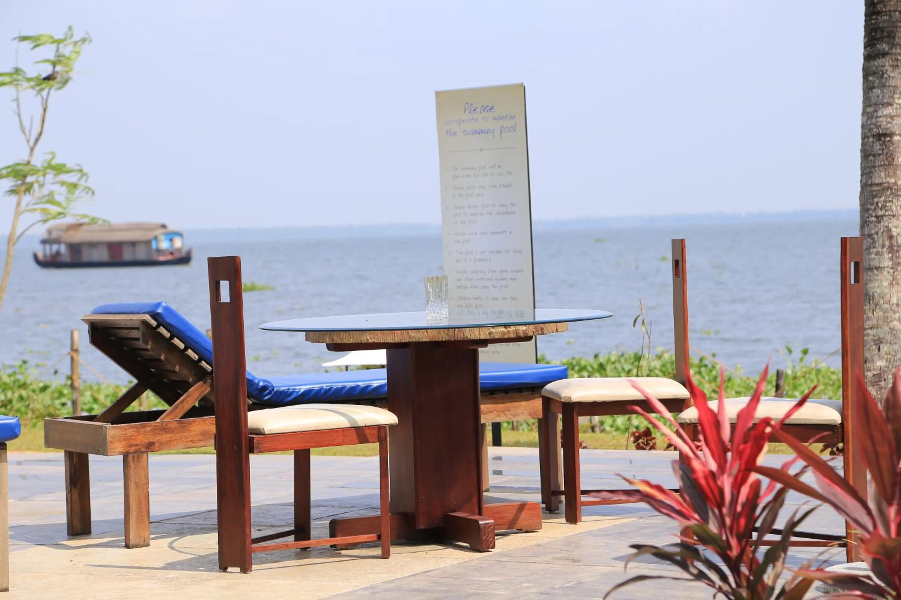 View (from property/room) in Deshadan Backwater Resort - The best sunrise view