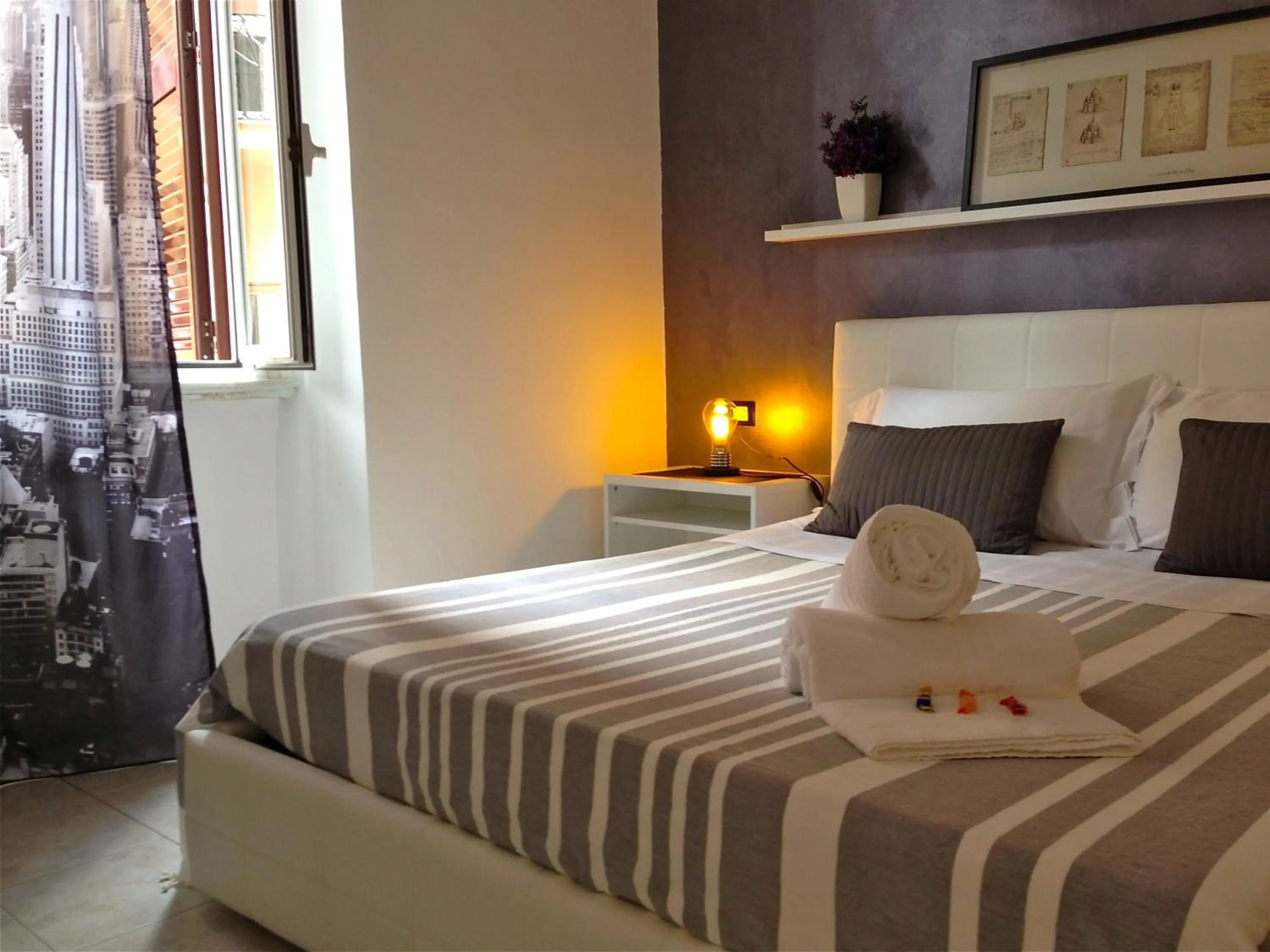 Bedroom, Bed in CityLife Rome