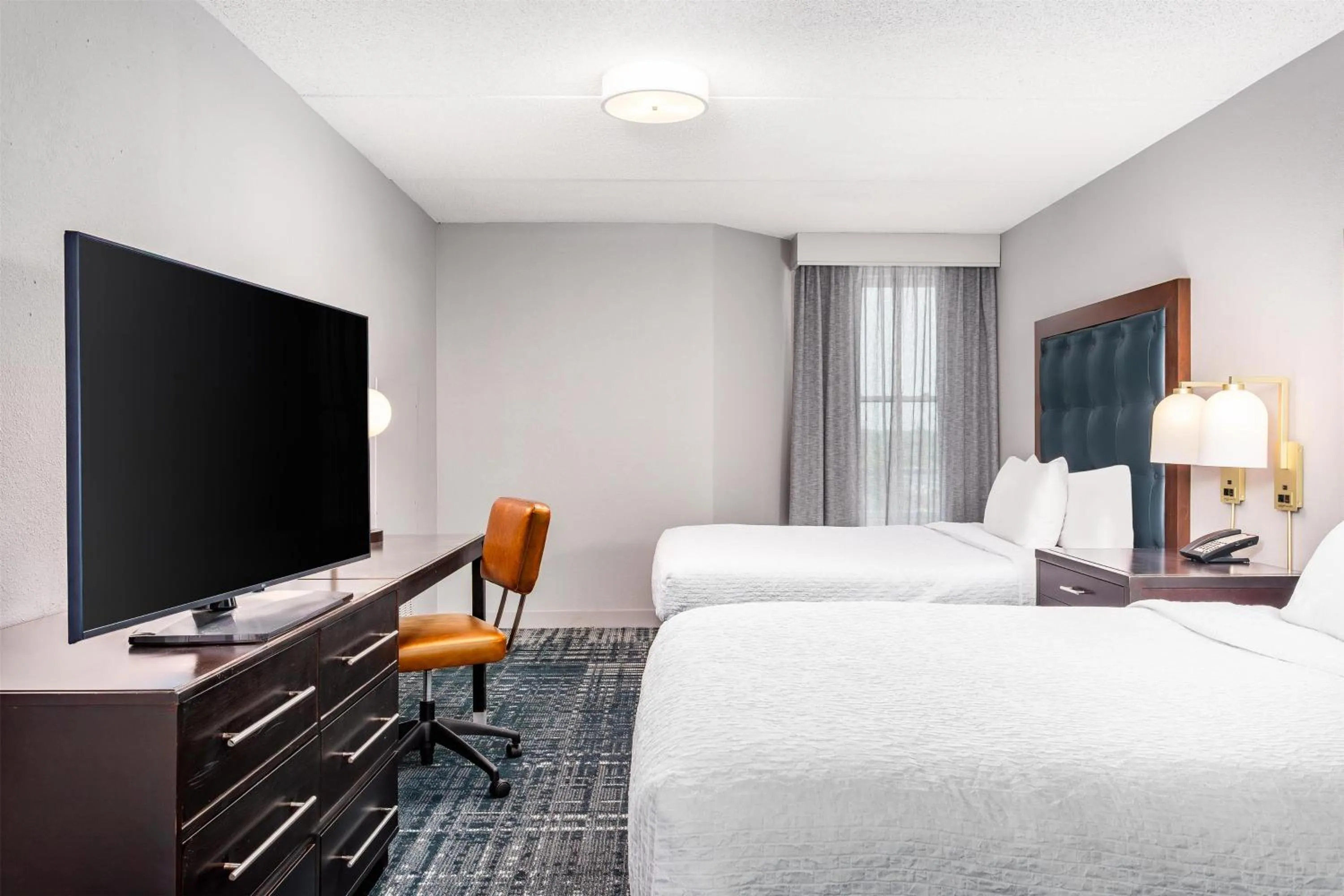 Bed in Homewood Suites by Hilton Lexington Fayette Mall