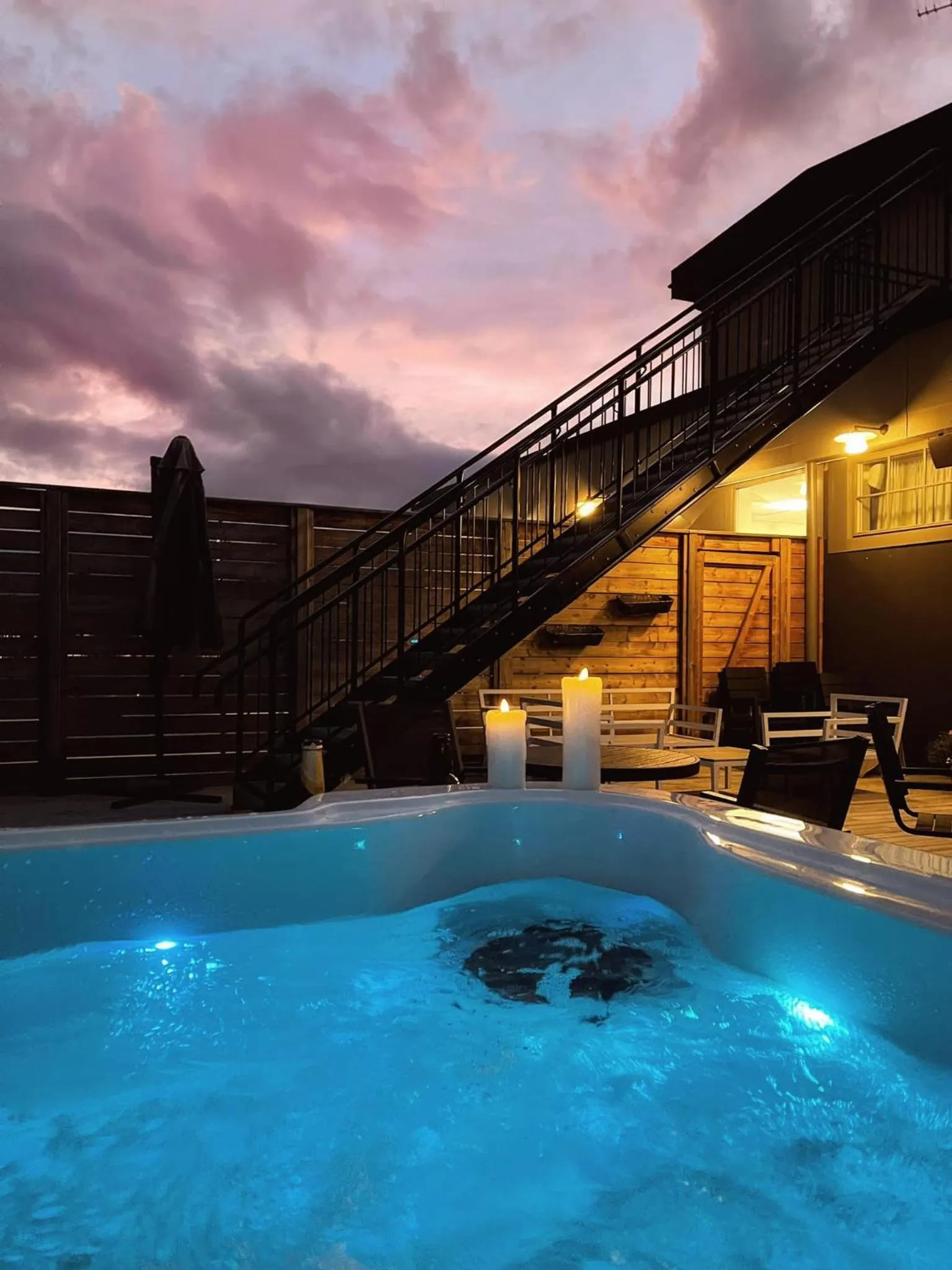 Hot Tub in Orsa Järnvägshotell