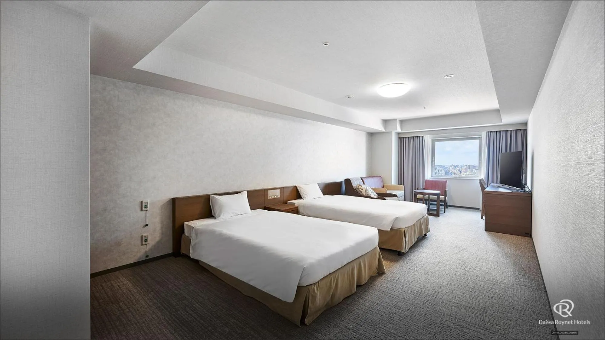 Bed in Daiwa Roynet Hotel Naha Omoromachi