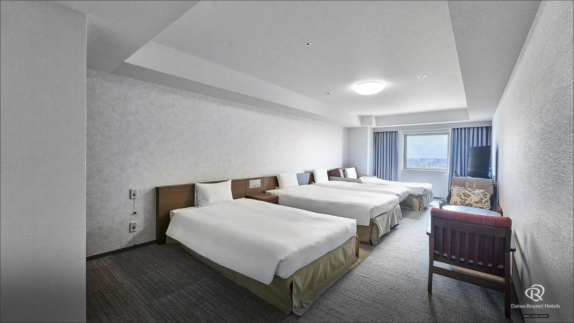 Bed in Daiwa Roynet Hotel Naha Omoromachi