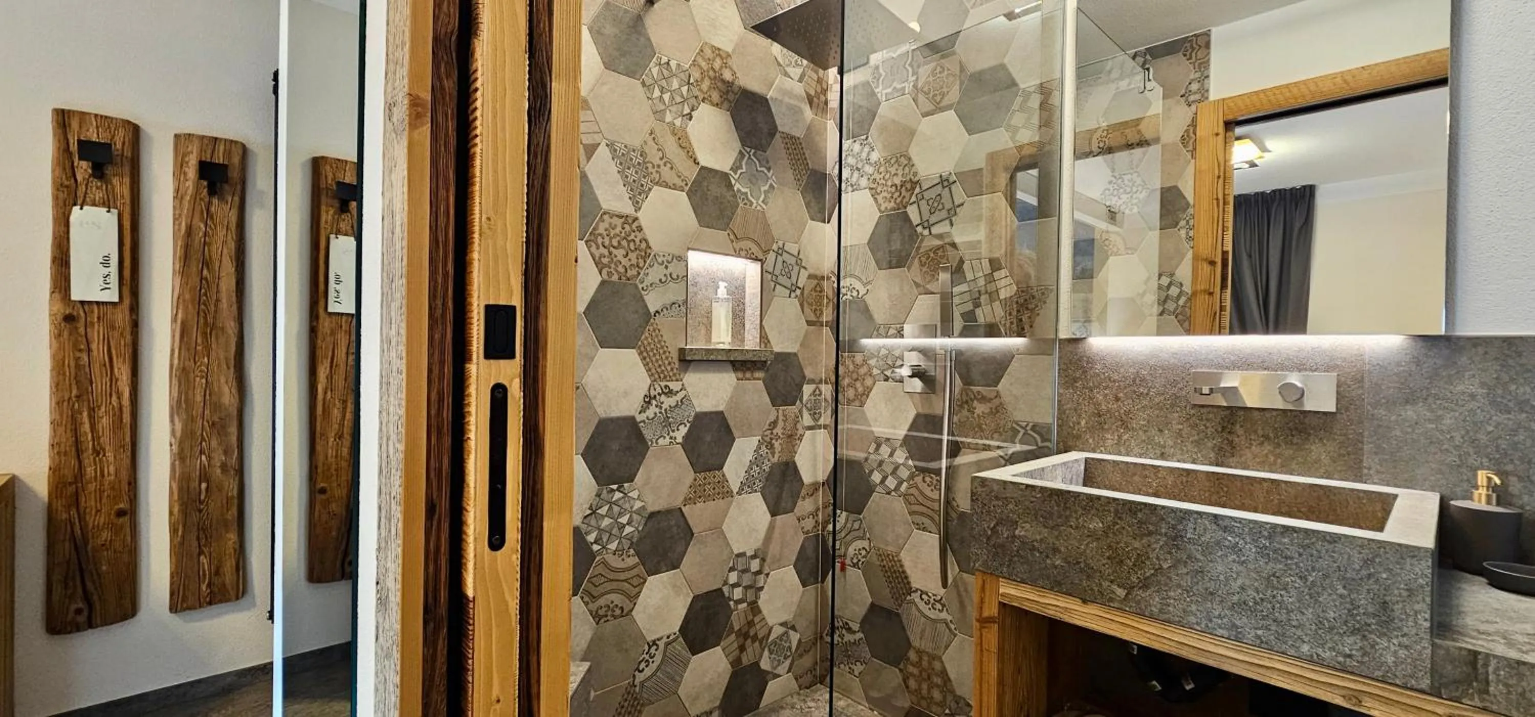 Bathroom in Albergo Alpenrose