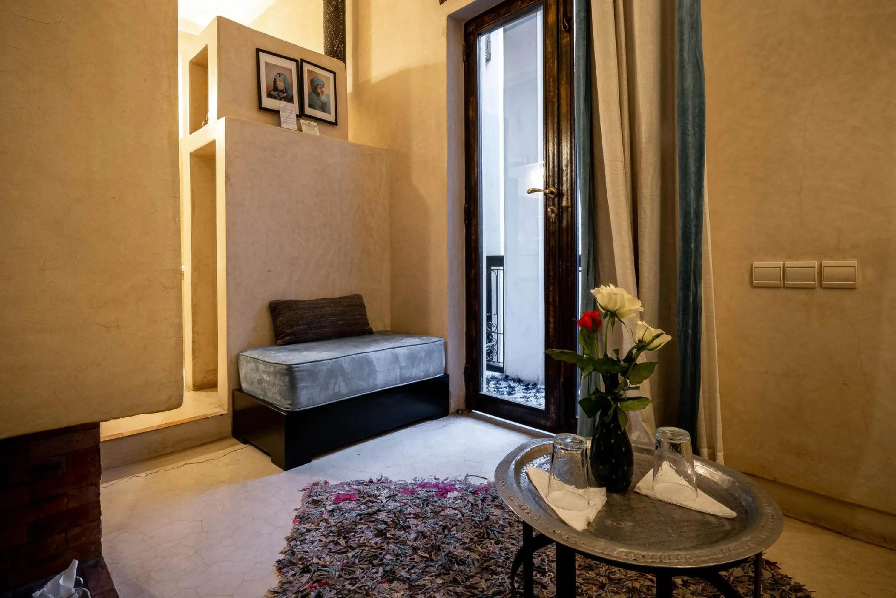 Bed in Riad Vanilla Sma & Spa