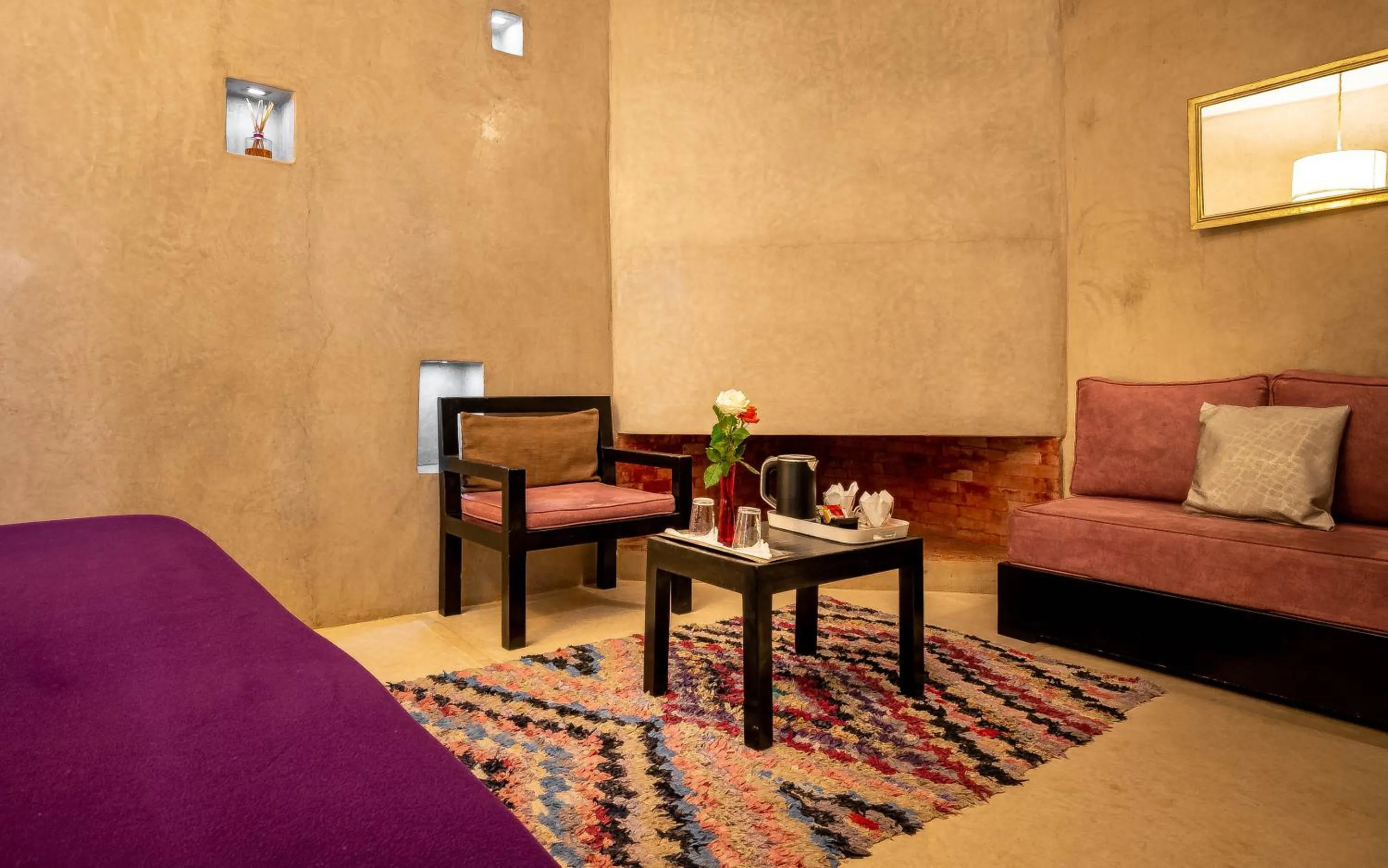 Bed in Riad Vanilla Sma & Spa