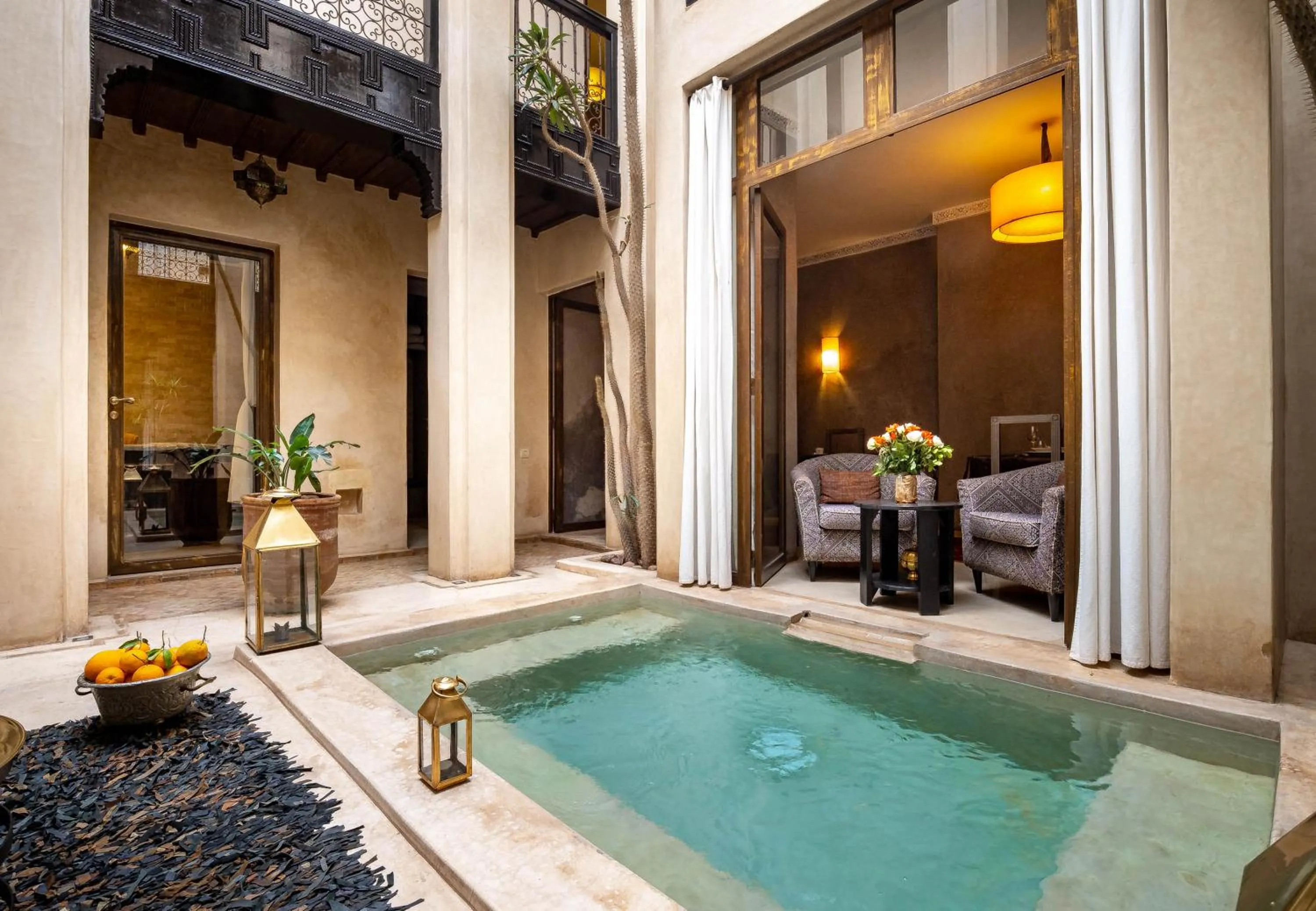 Patio in Riad Vanilla Sma & Spa