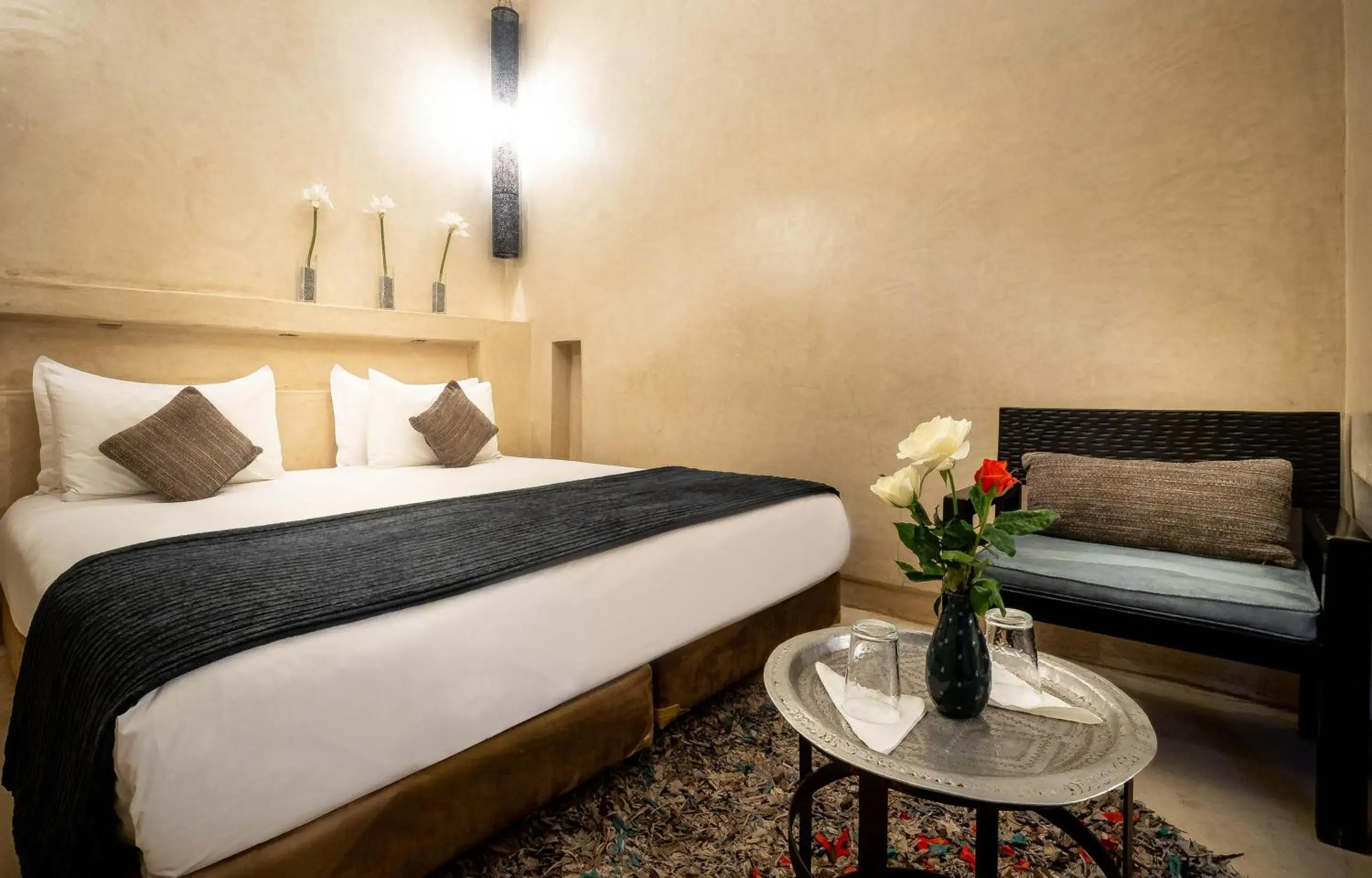 Deluxe Twin Room in Riad Vanilla Sma & Spa Deluxe Twin Room in Riad Vanilla Sma & Spa