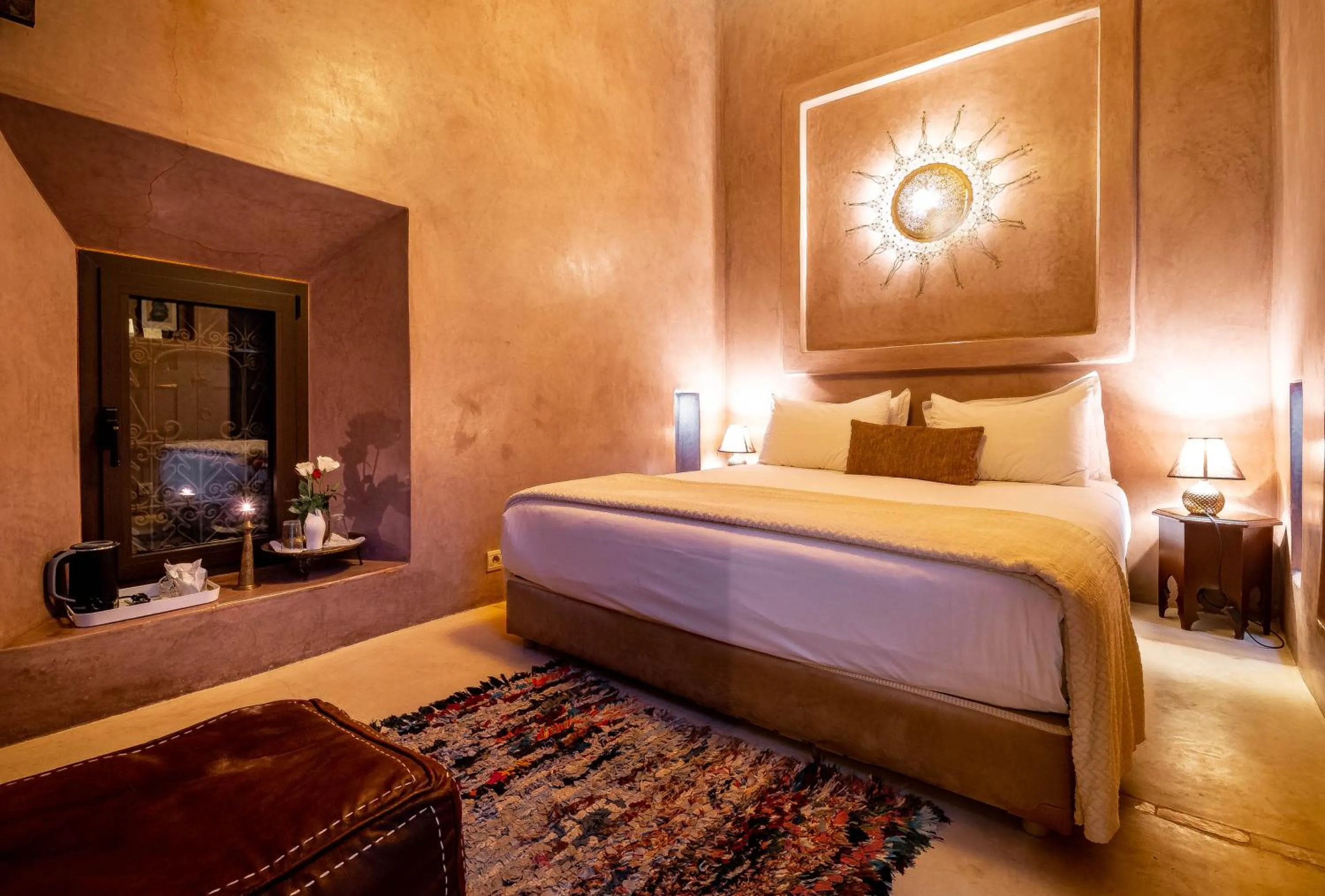 Bed in Riad Vanilla Sma & Spa