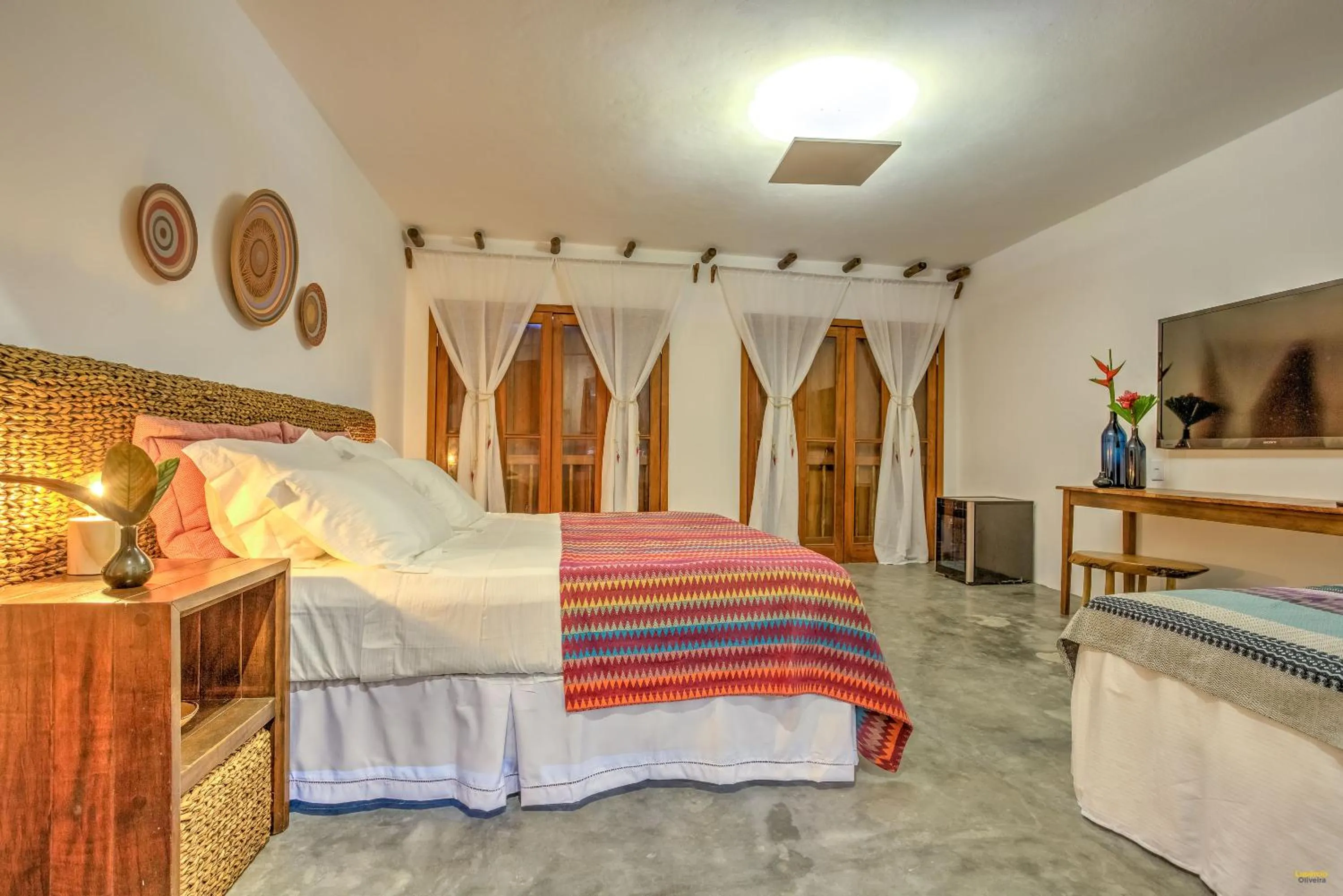 Photo of the whole room, Bed in A Casa de Gabriella