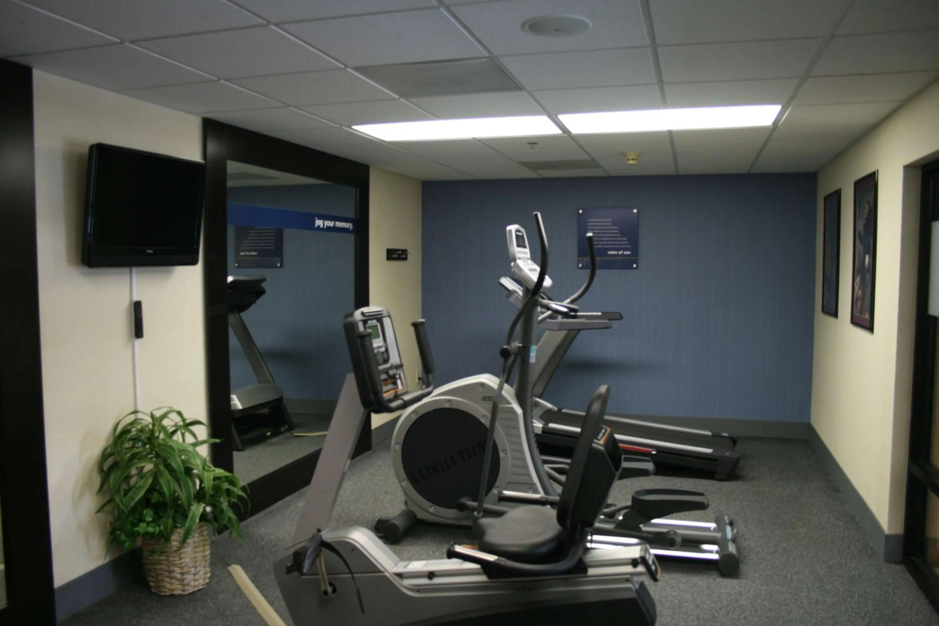 Fitness centre/facilities in Hampton Inn Harbourgate