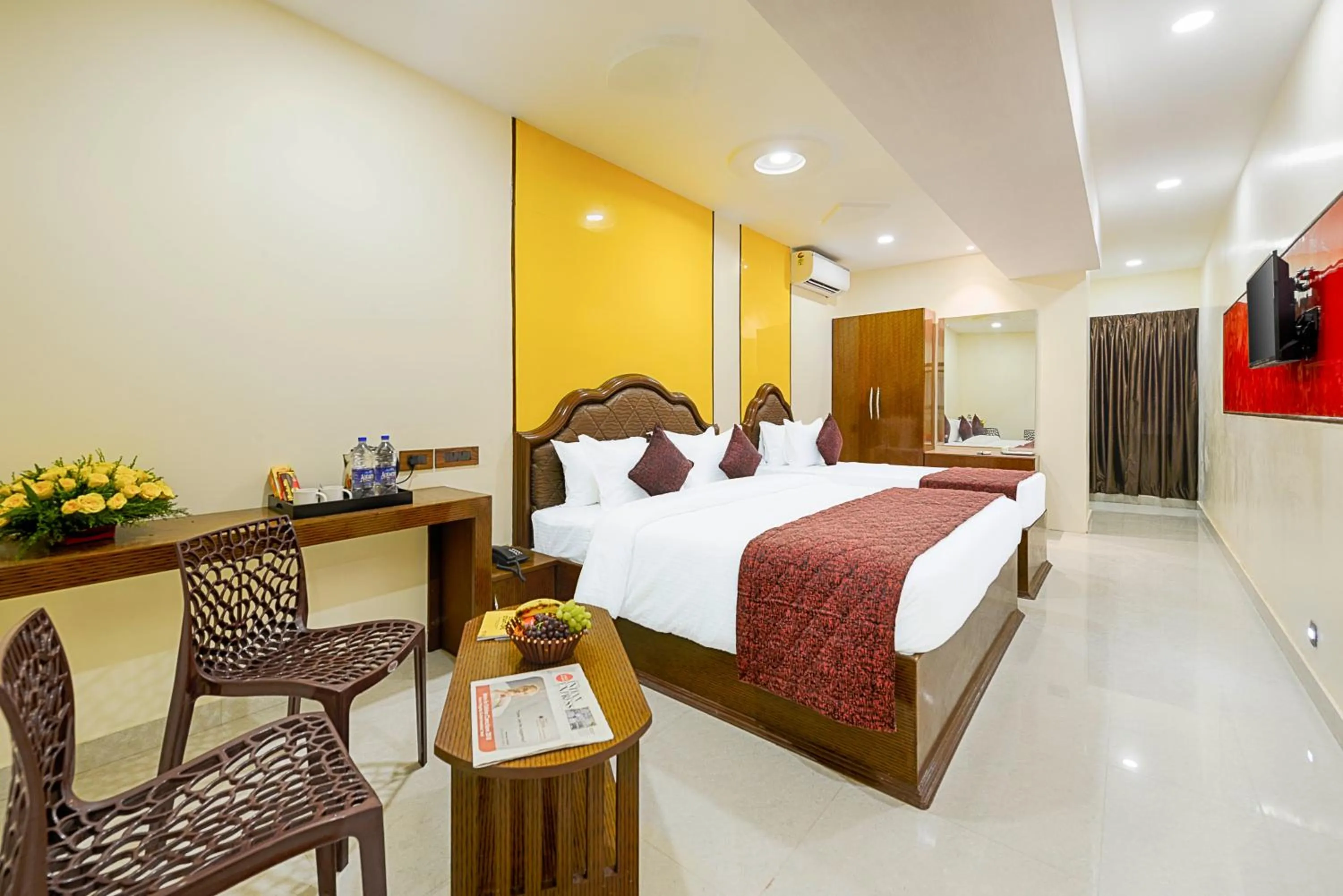 Photo of the whole room, Bed in Hotel Ramraj Regency