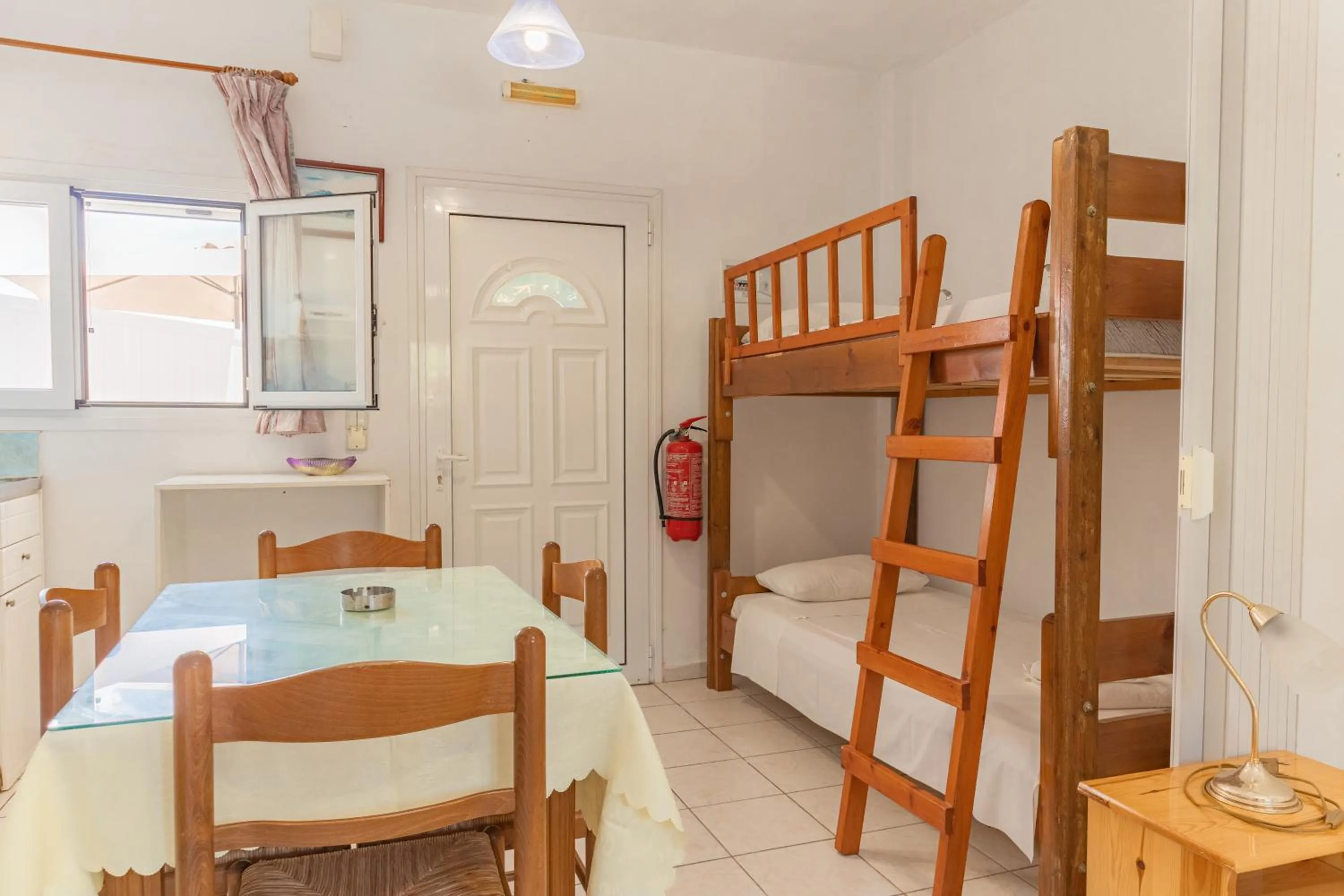 Bed in Amazona Apartments and Studios