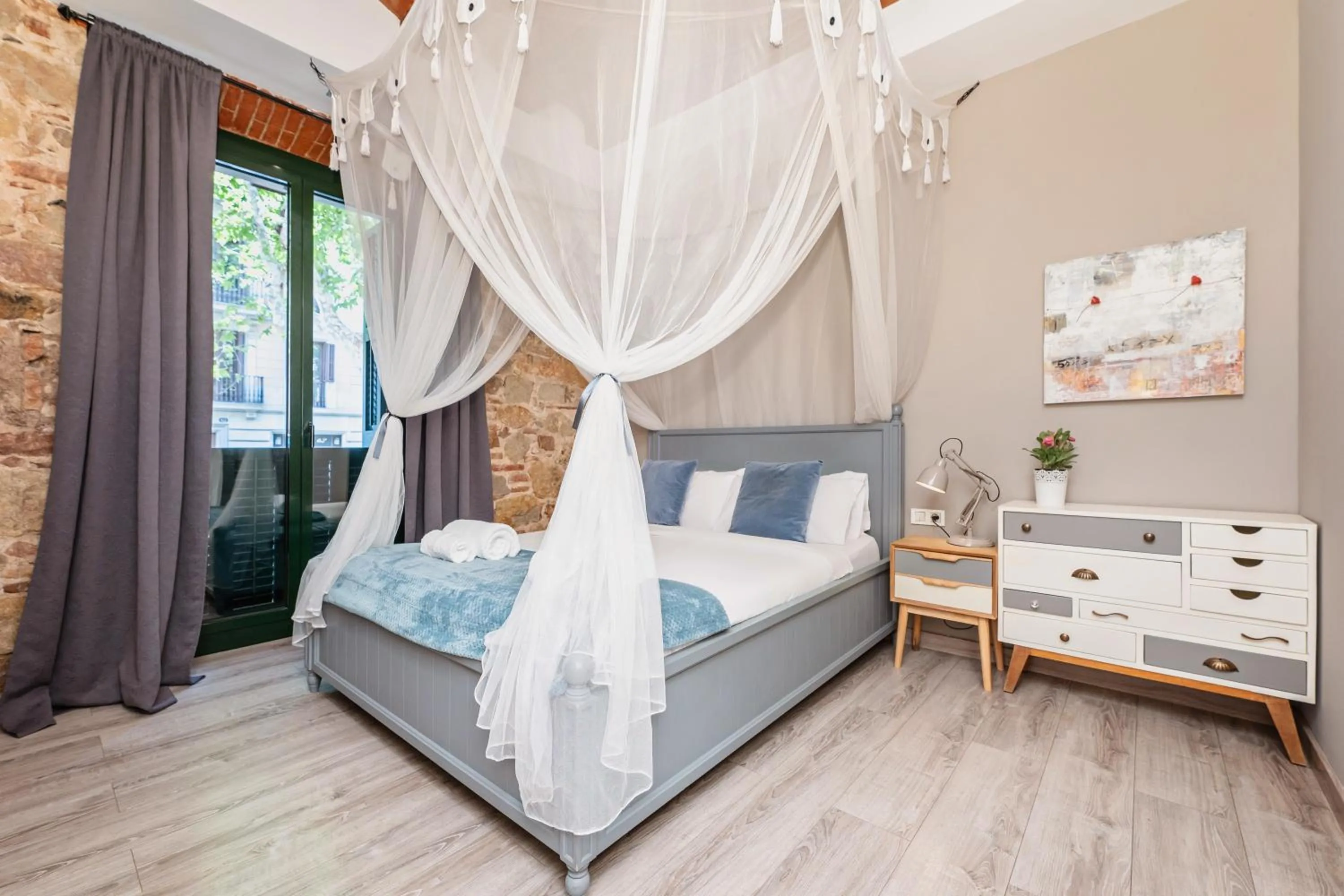 Bed in Midtown Luxury Apartments by Sweett