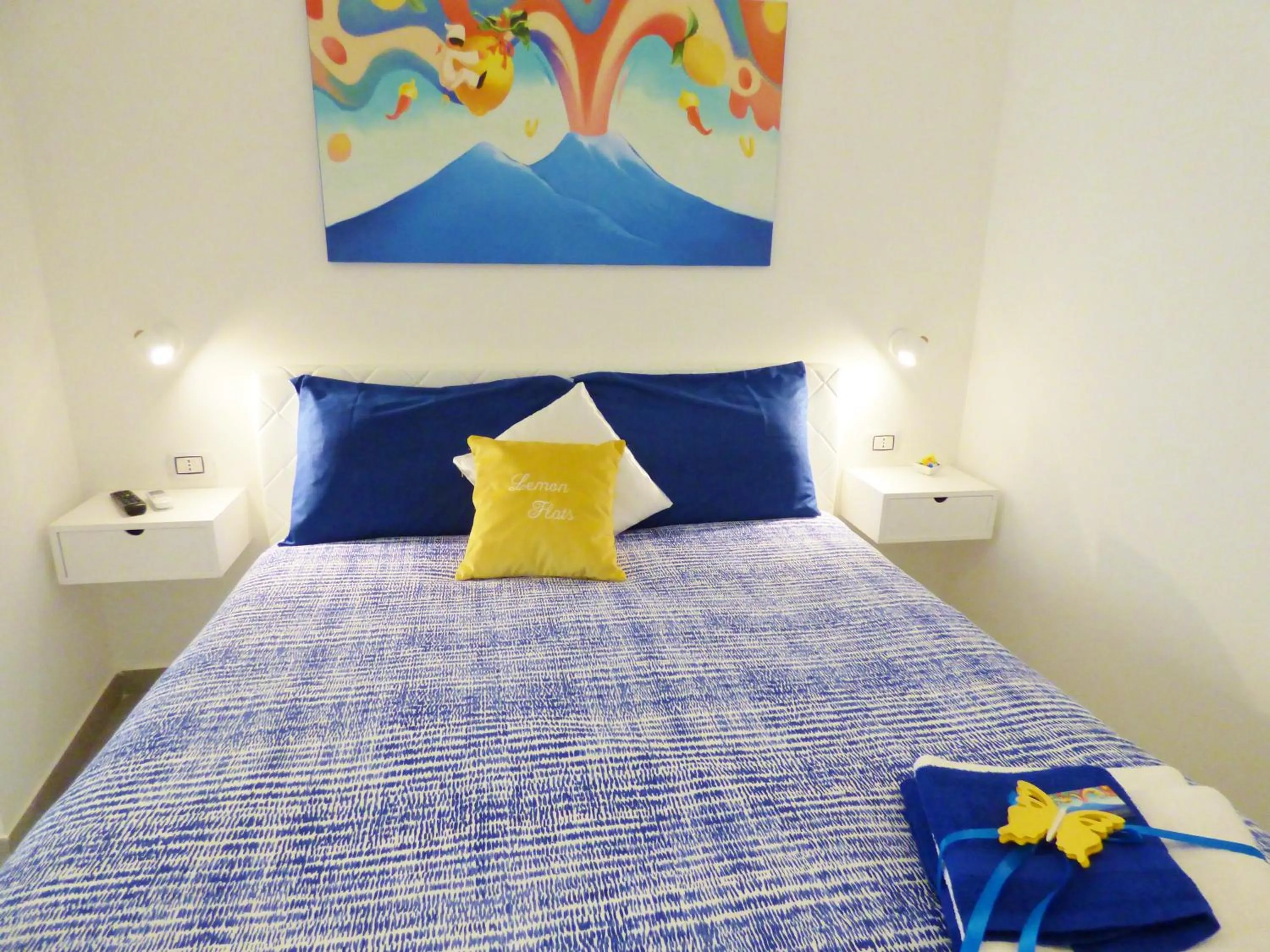 Bedroom, Bed in B&B Lemon Flats