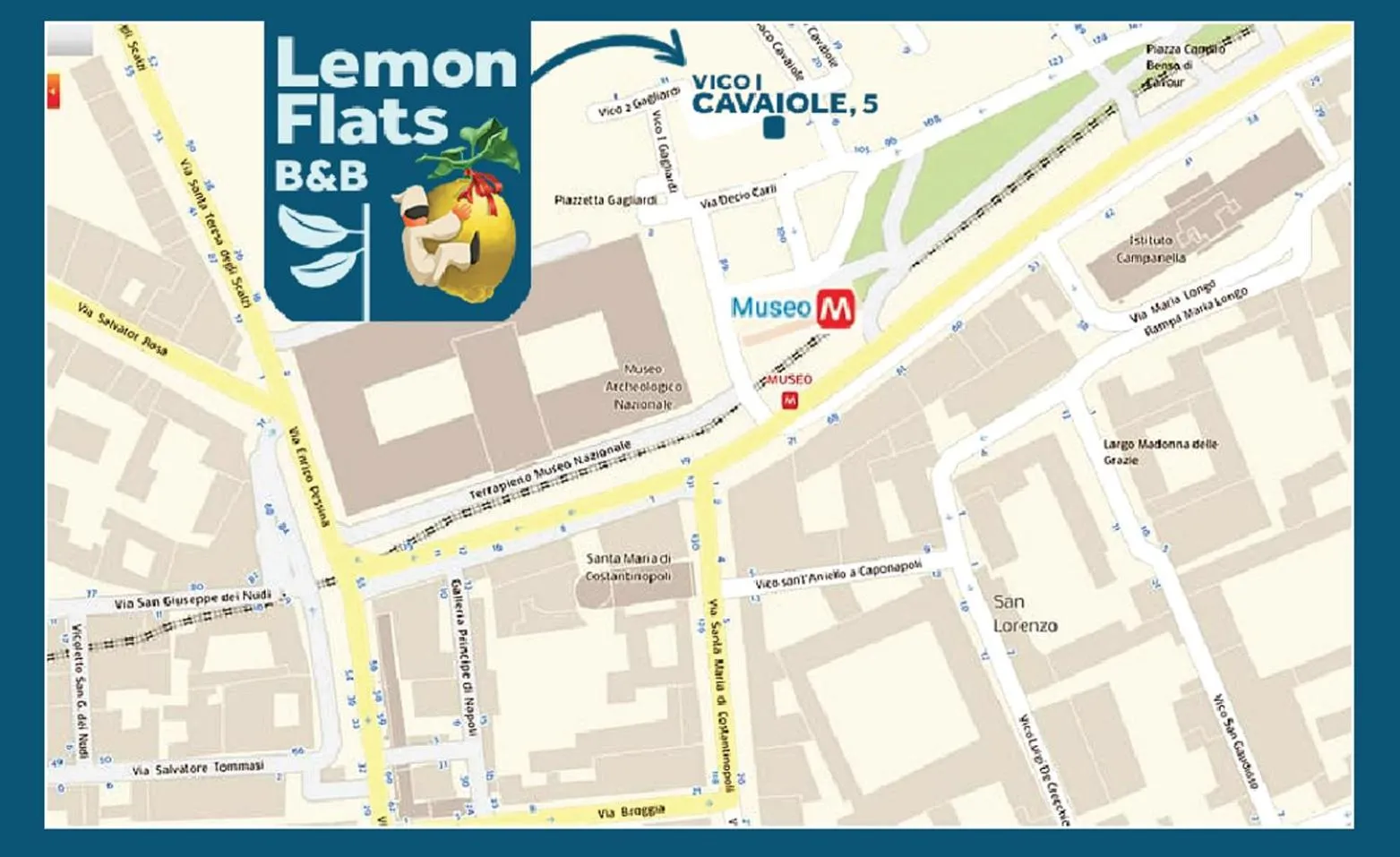 Neighbourhood in B&B Lemon Flats