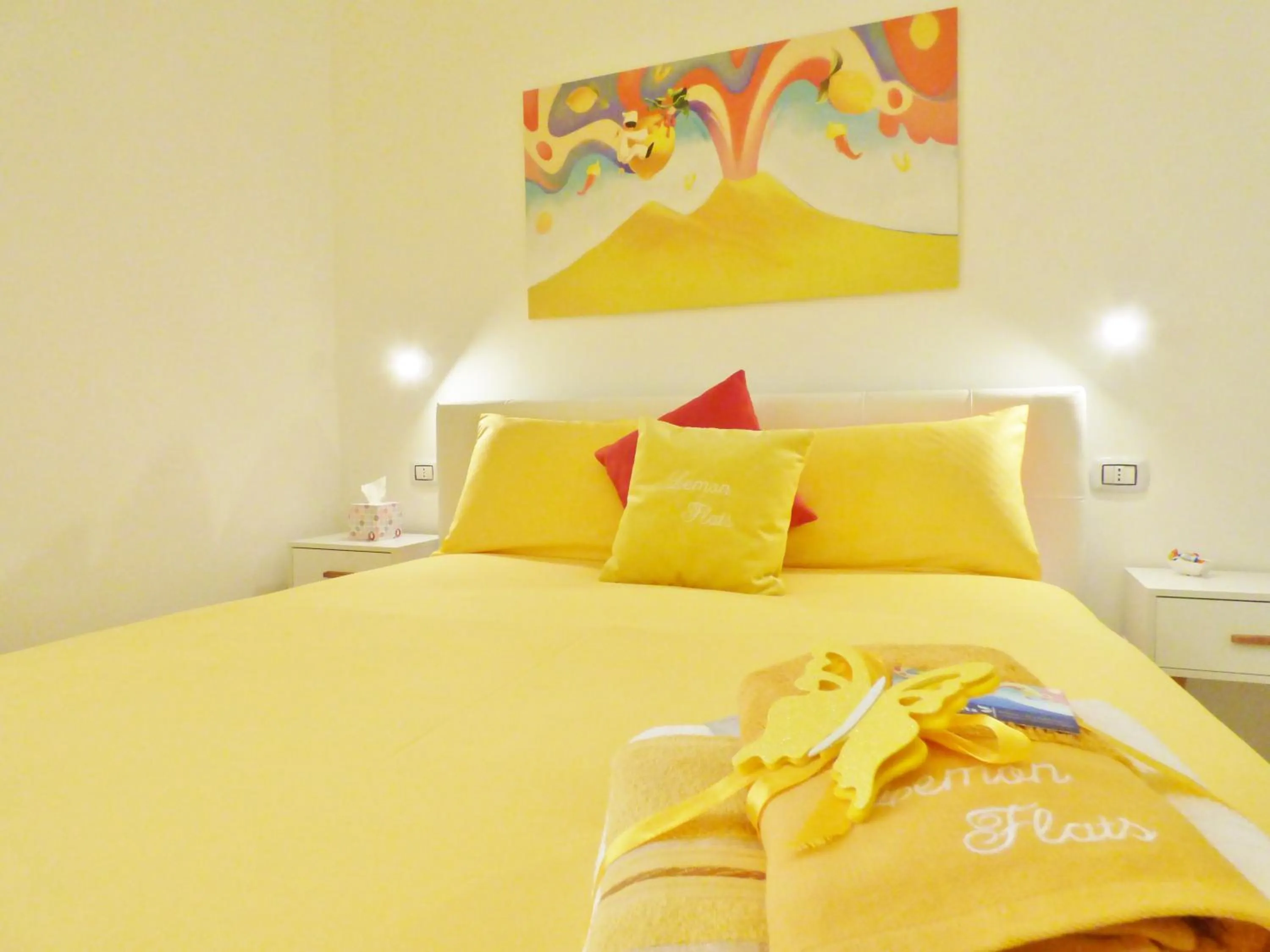 Bedroom, Bed in B&B Lemon Flats