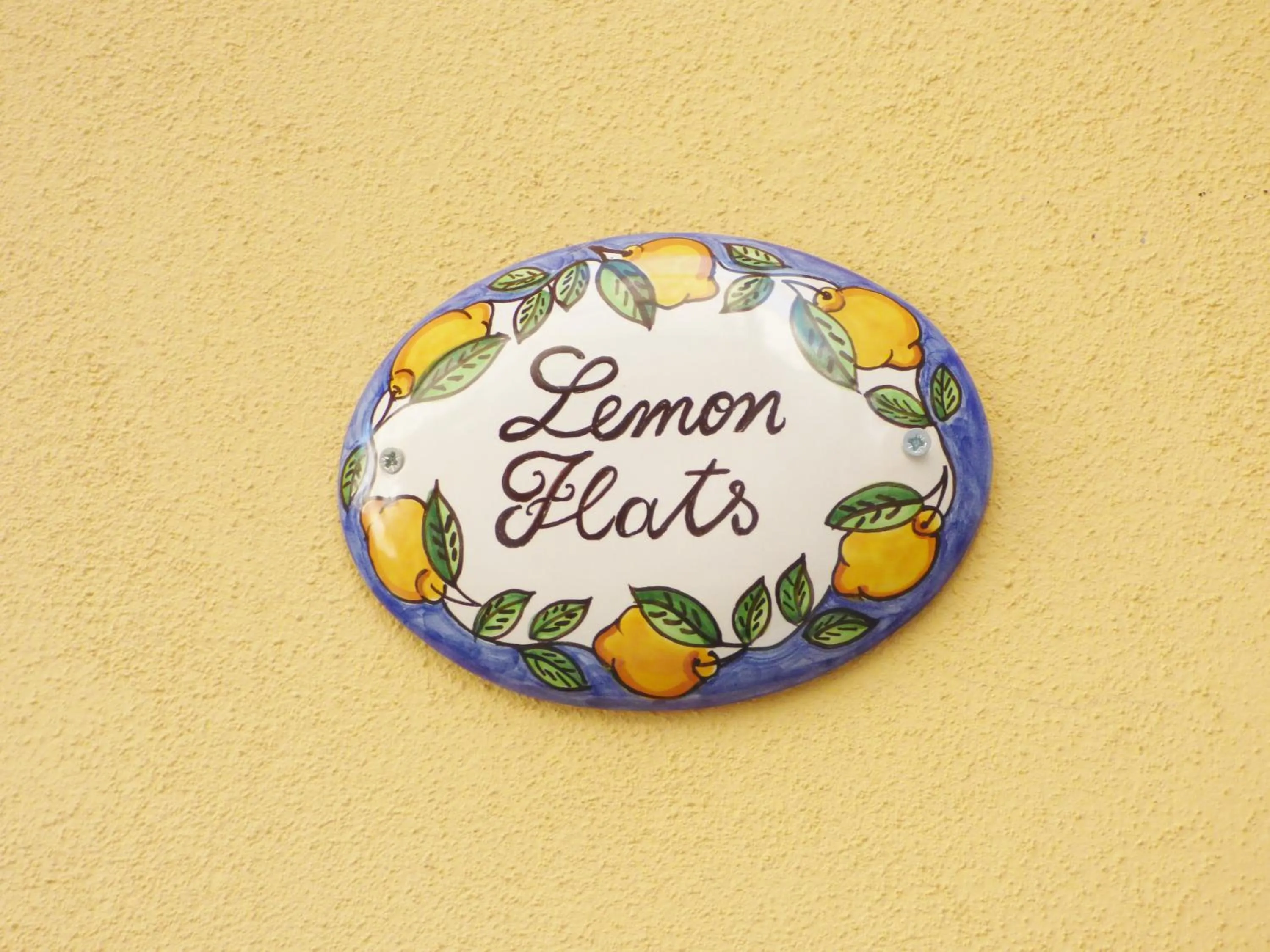Decorative detail in B&B Lemon Flats
