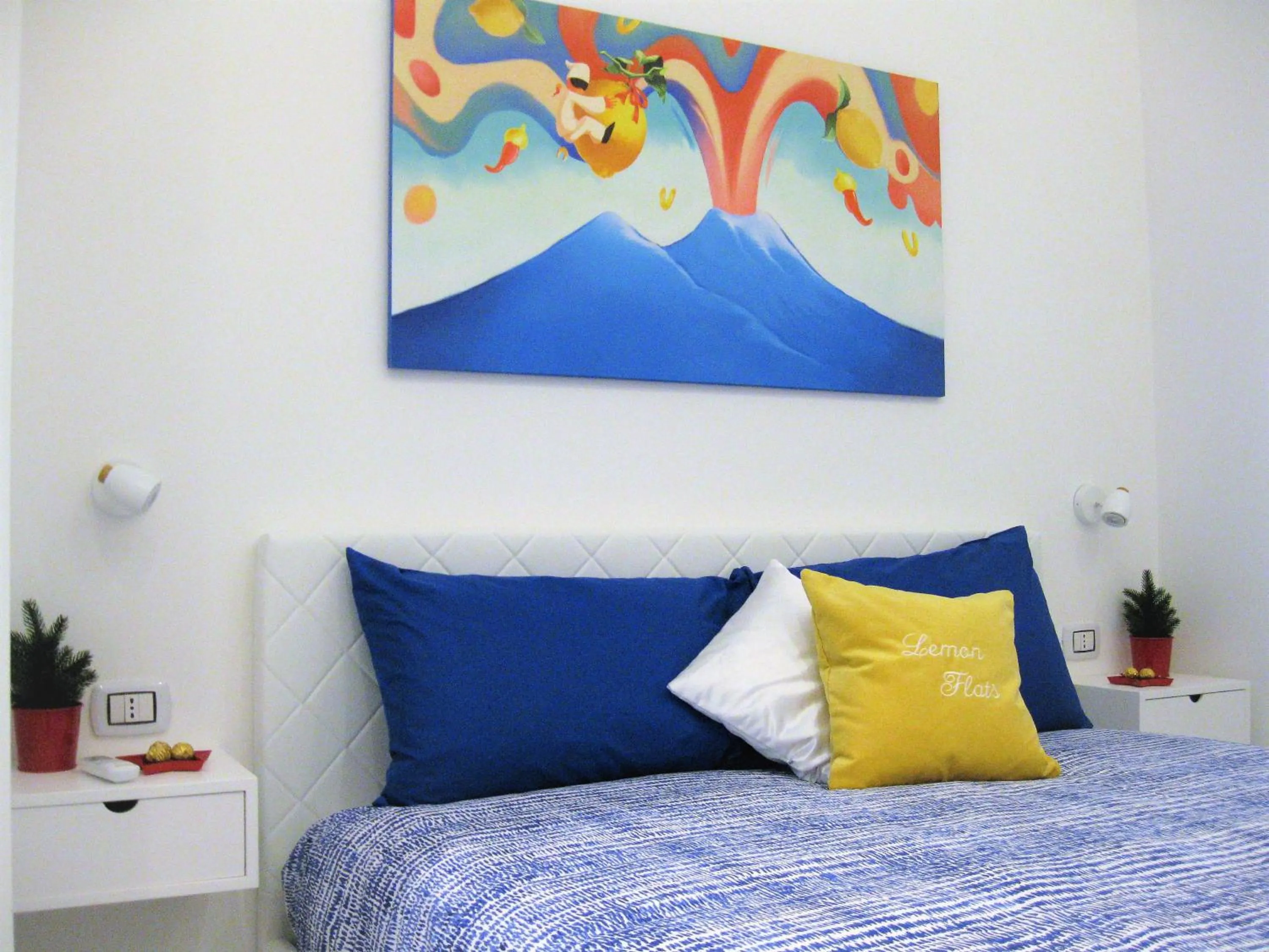 Bedroom, Bed in B&B Lemon Flats