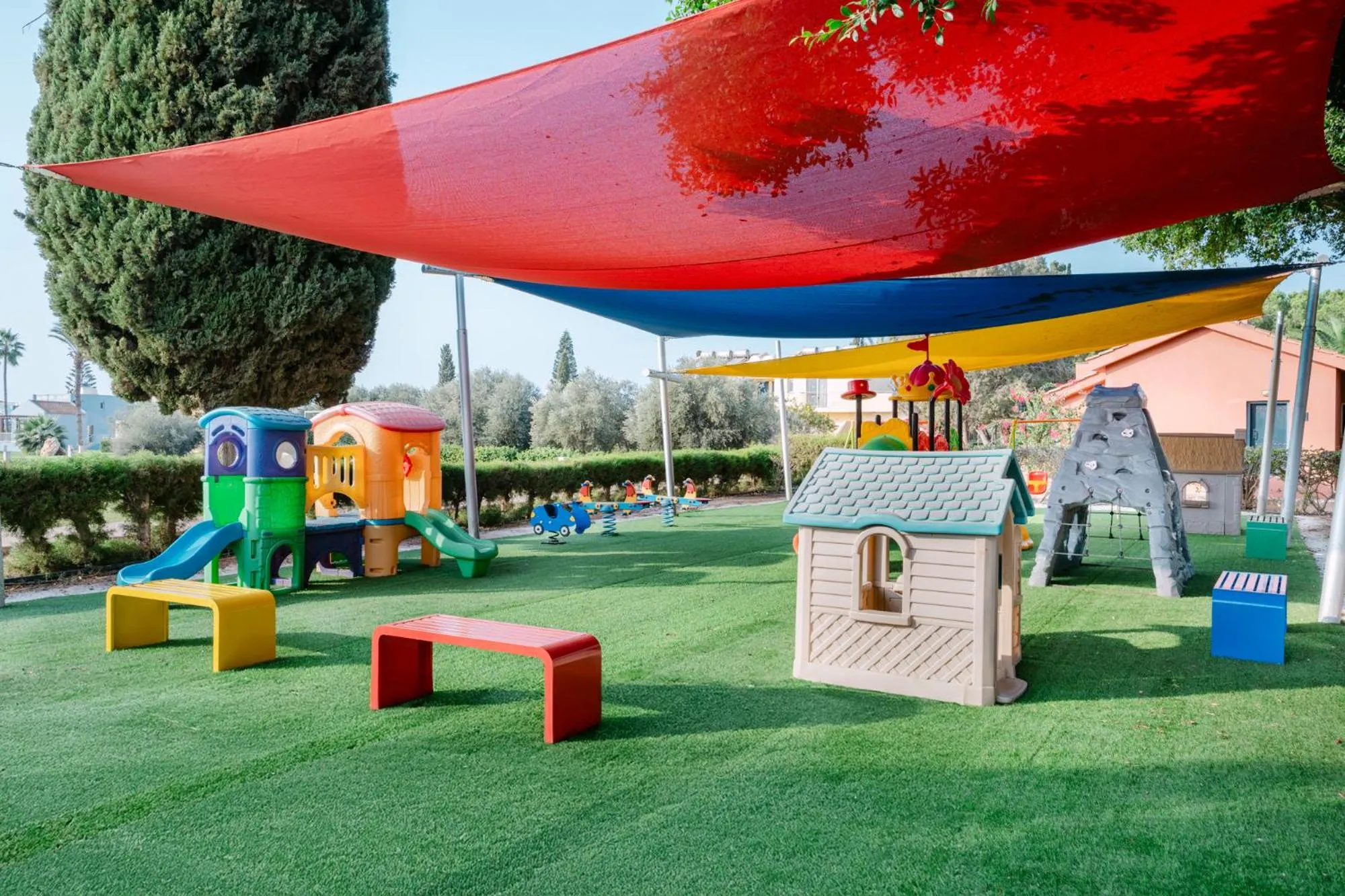 Children play ground in Makronisos Village