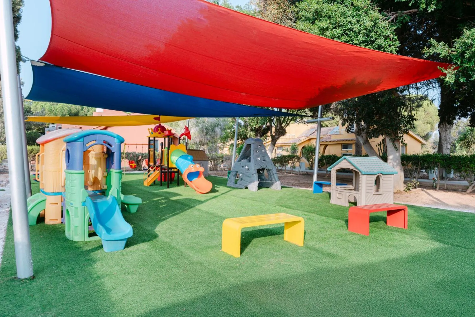 Children play ground in Makronisos Village