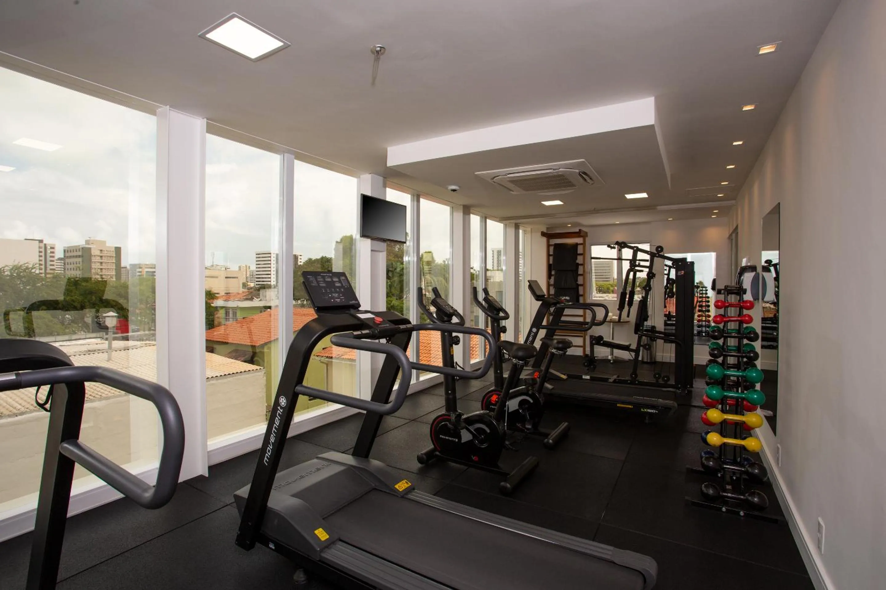 Fitness centre/facilities in Flix Hotel