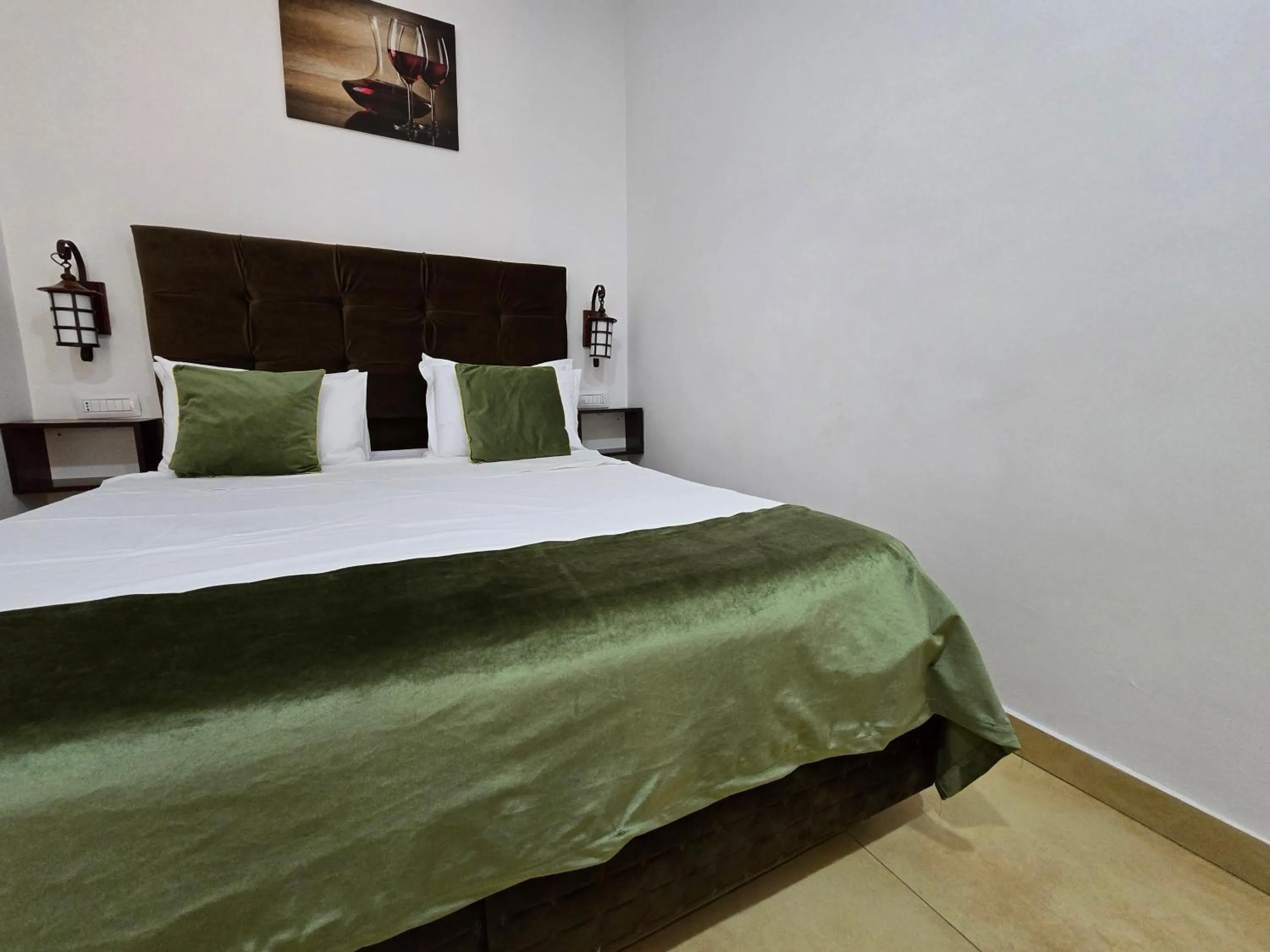 Bed in Poet Palace Bucharest