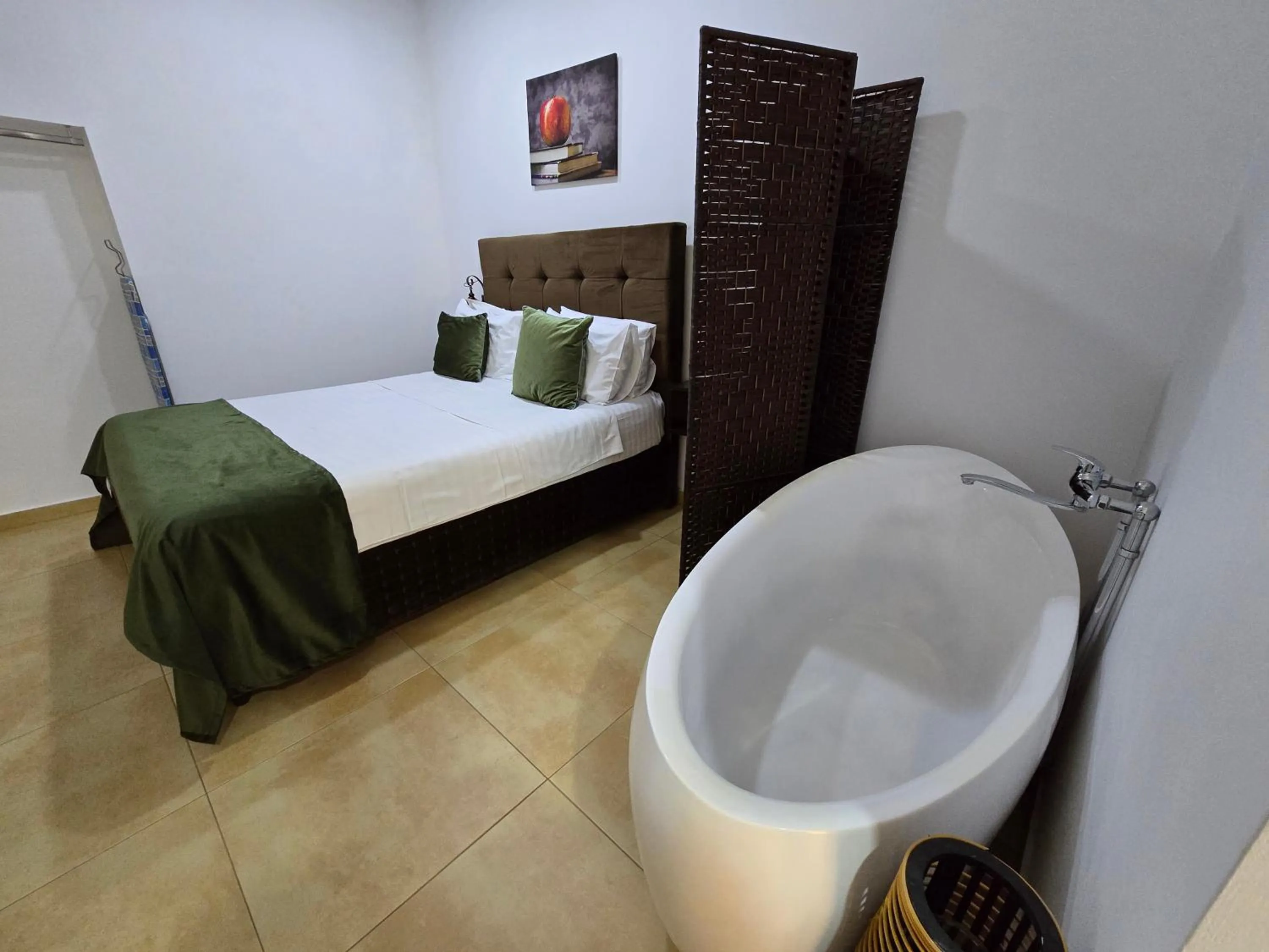 Bed in Poet Palace Bucharest