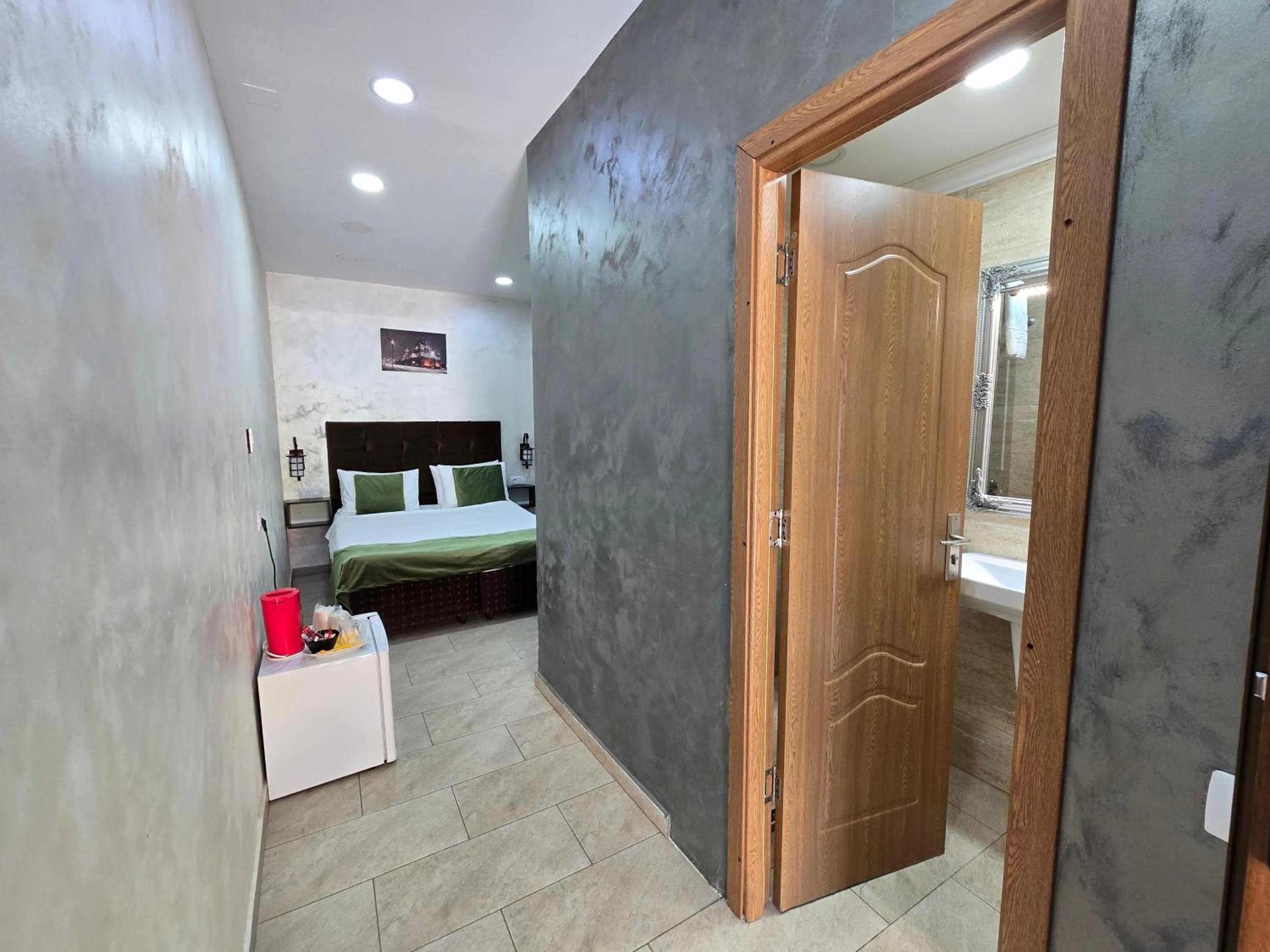 Bed in Poet Palace Bucharest