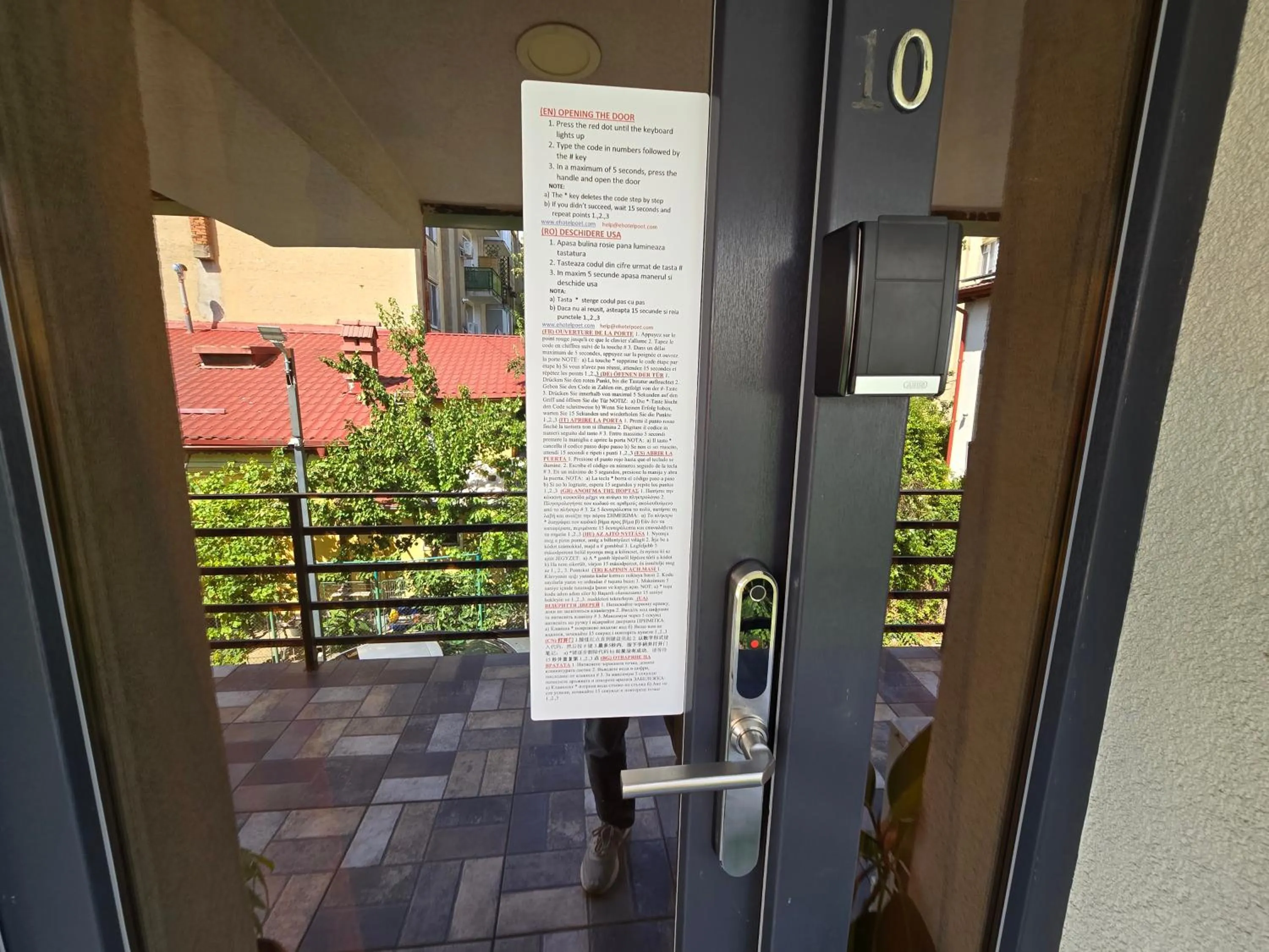 Facade/entrance in Poet Palace Bucharest