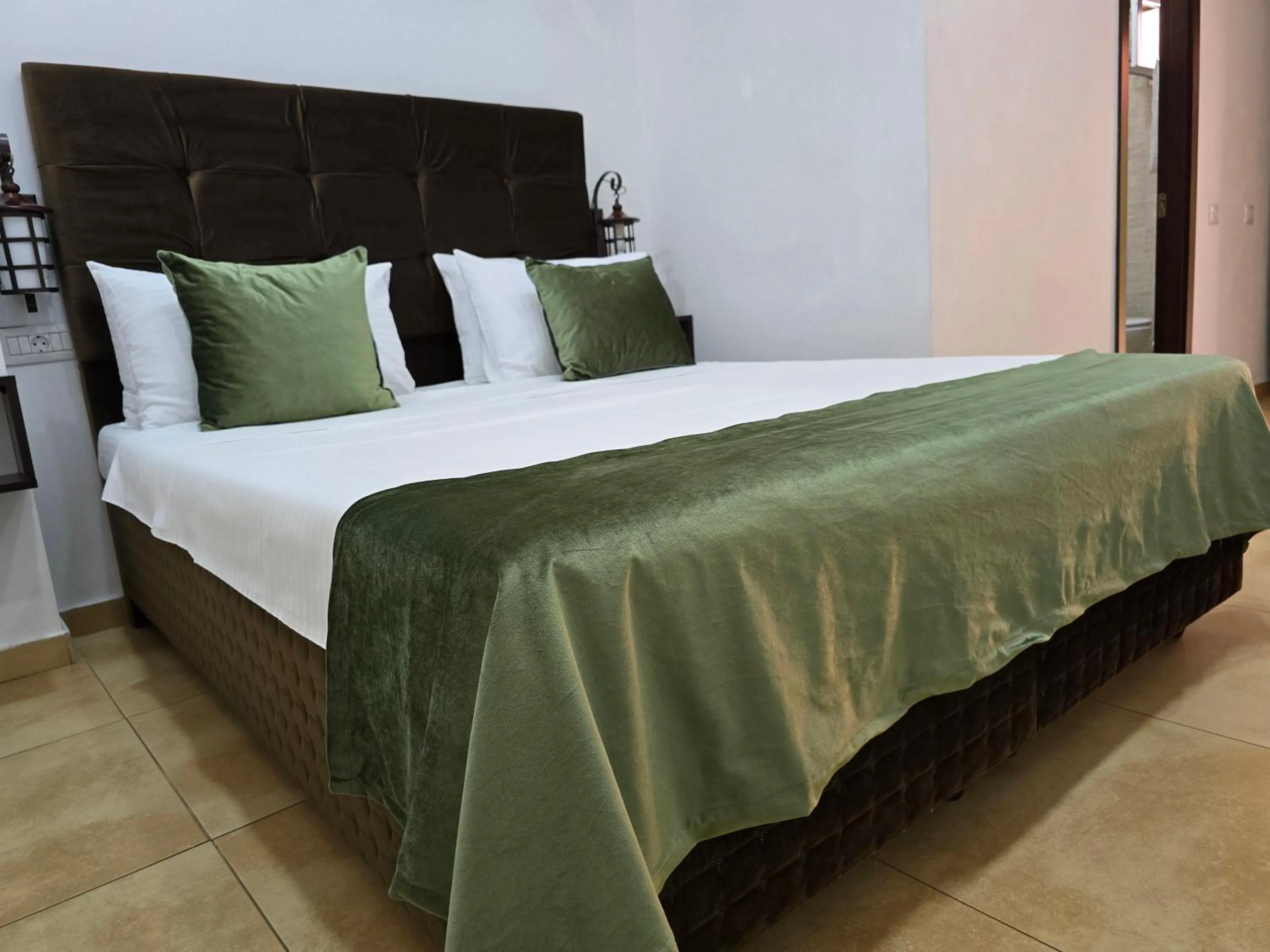 Bed in Poet Palace Bucharest