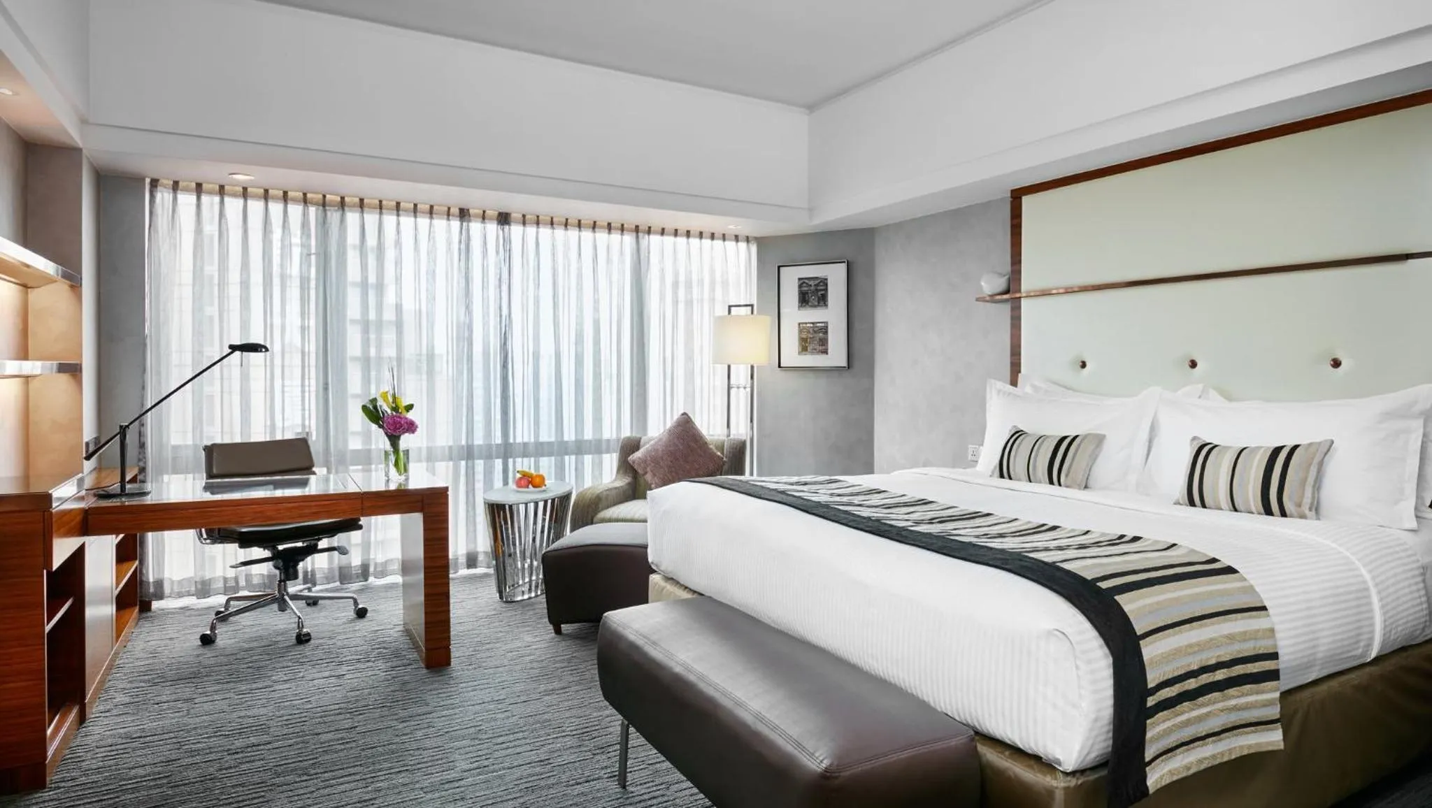 Photo of the whole room, Bed in InterContinental Shanghai Pudong by IHG