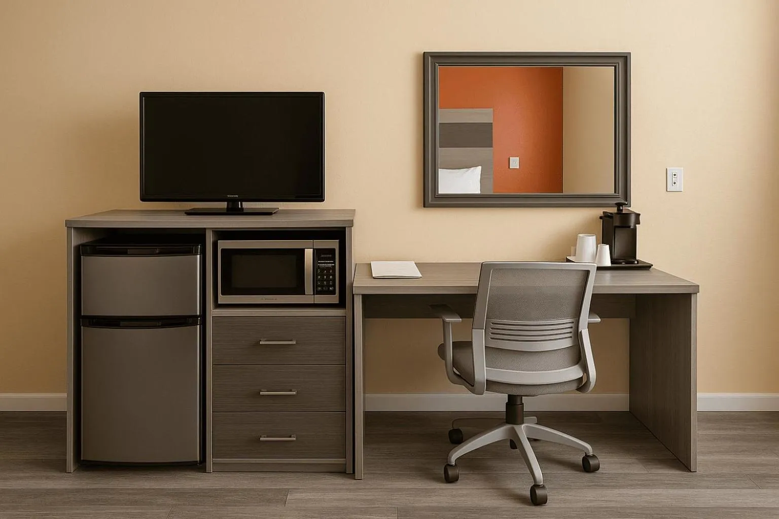 TV and multimedia in Pinconning Trail Inn Motel