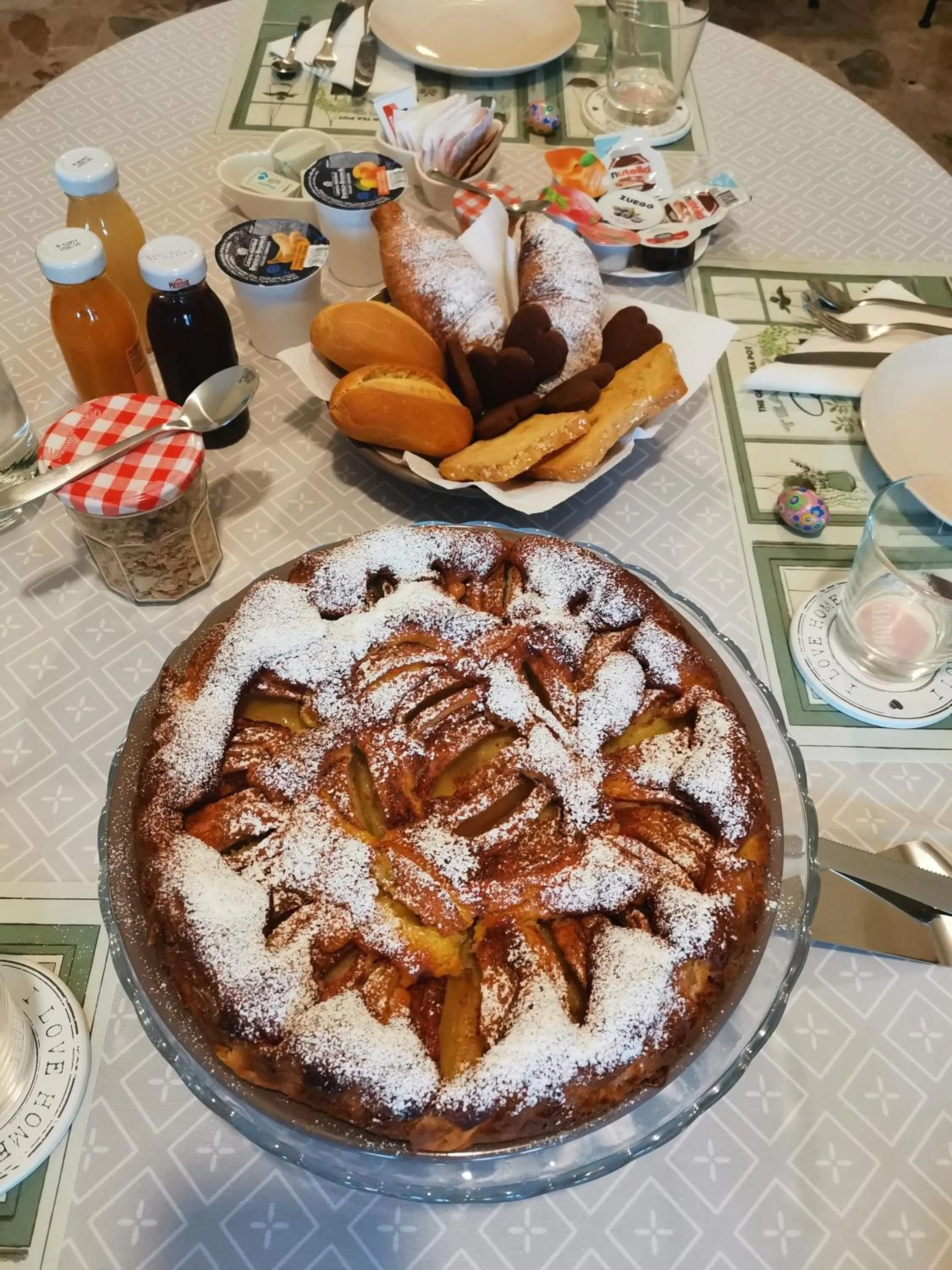 Food and drinks in Il Colibrì Bed&Breakfast