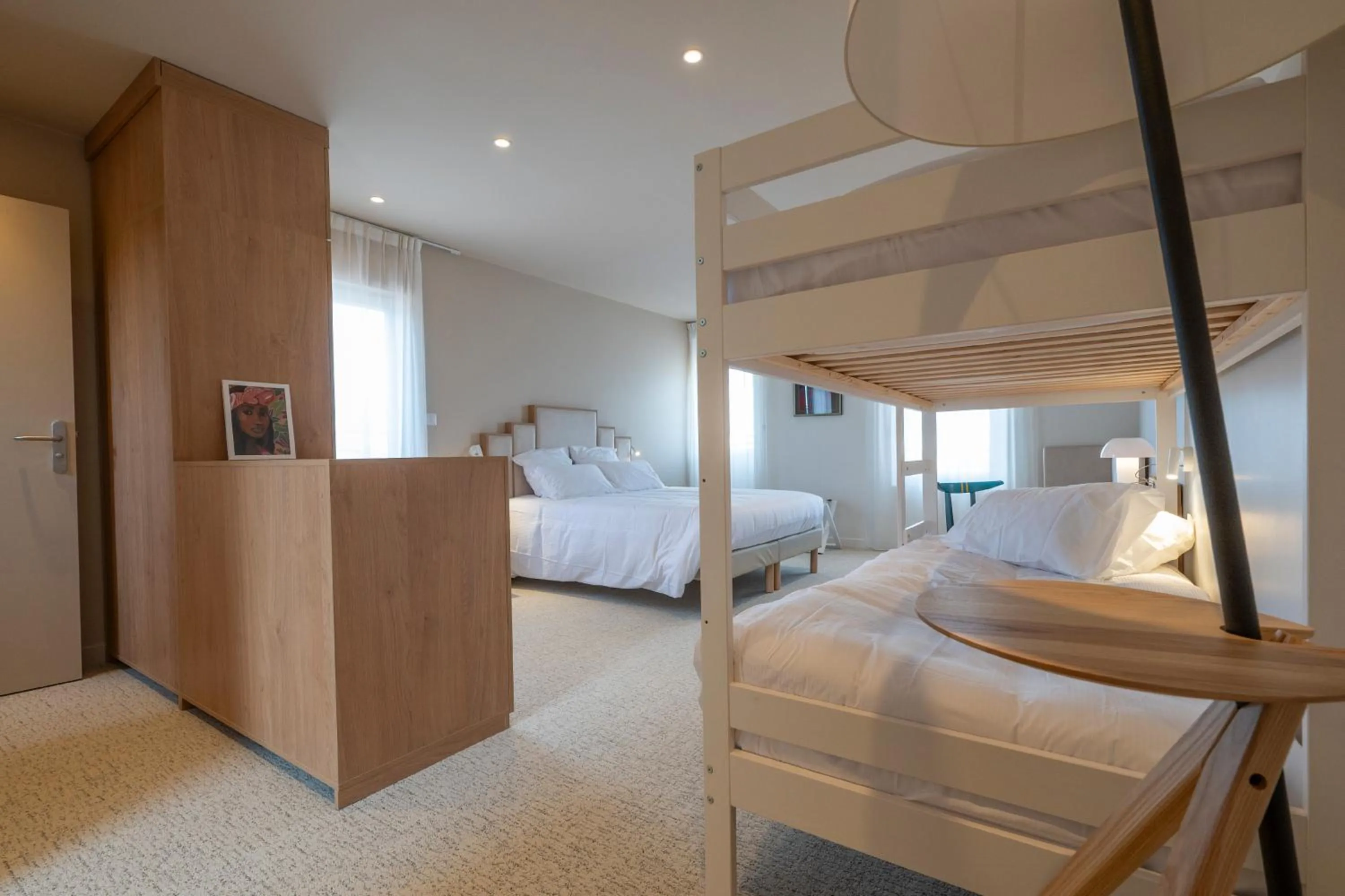 Bed in Hôtel Les Pins - Oléron