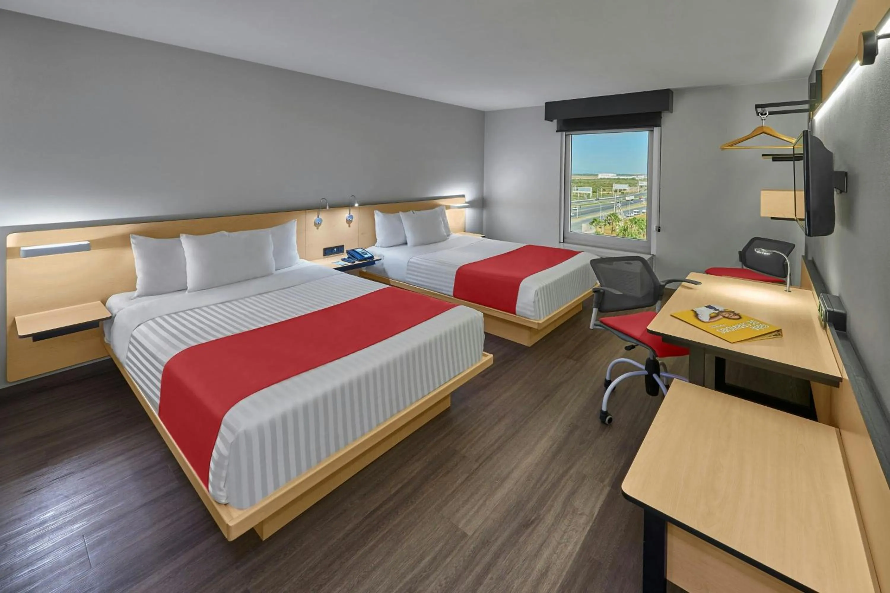 Bedroom, Bed in City Express by Marriott Queretaro Jurica