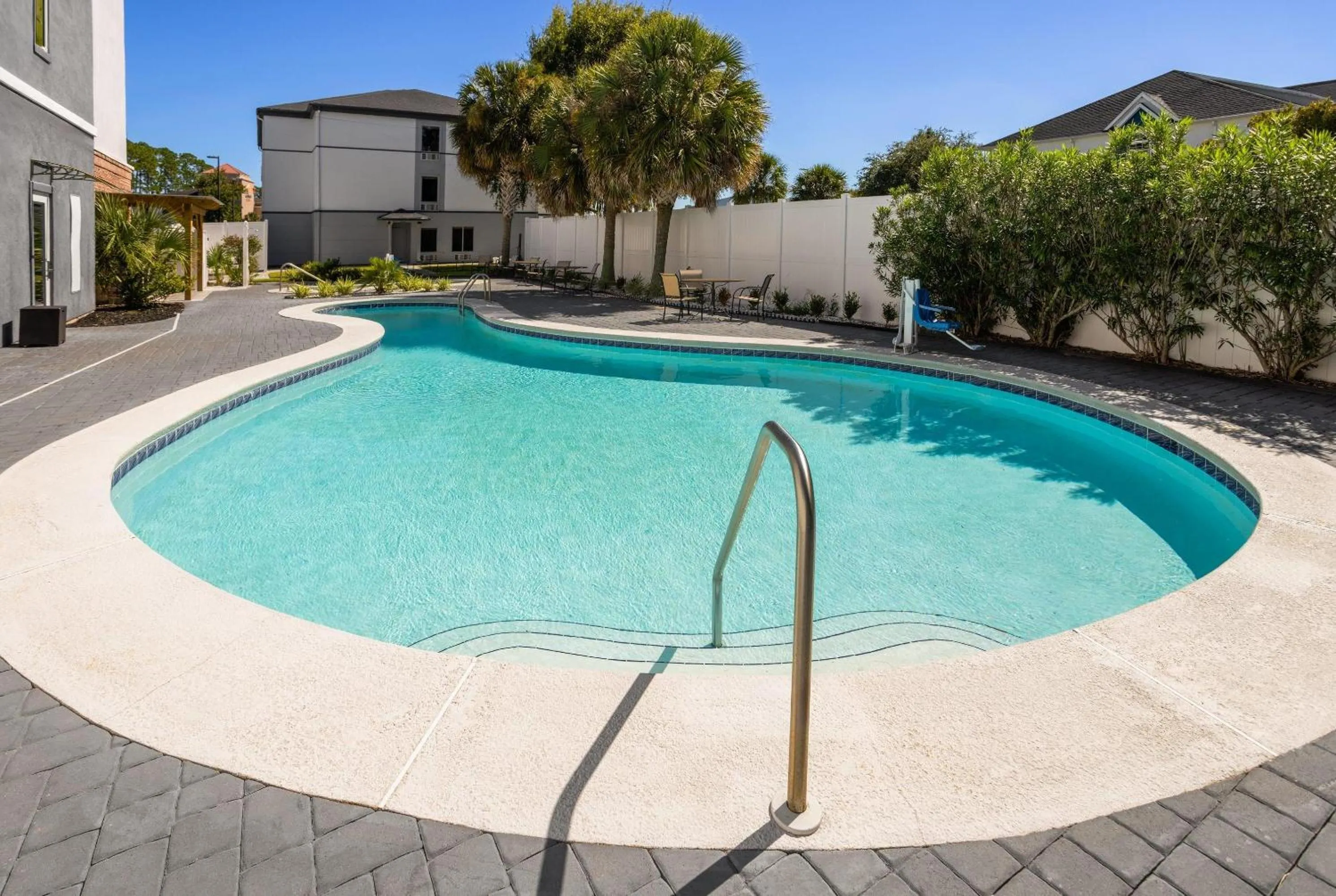 Pool view in Hawthorn Extended Stay by Wyndham Kingsland
