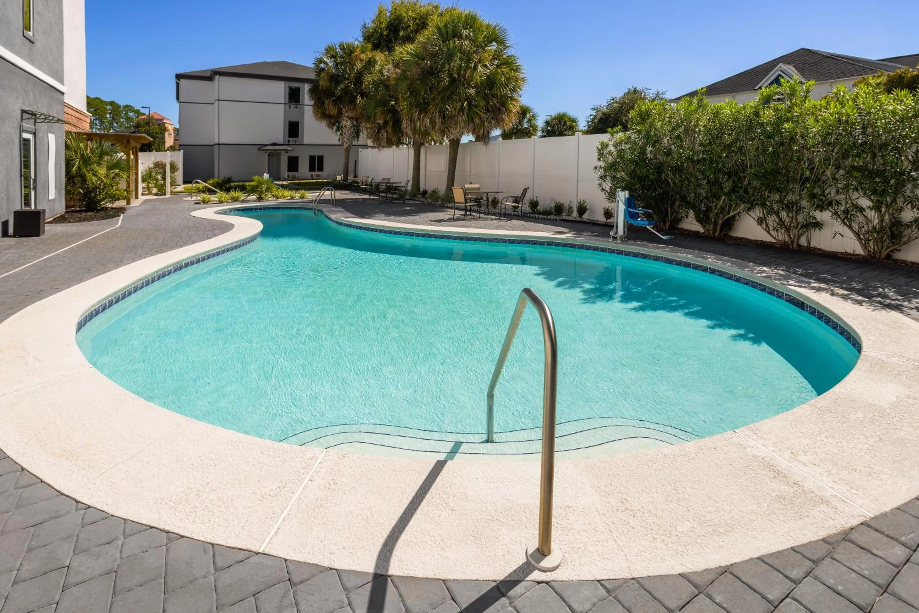 Pool view in Hawthorn Extended Stay by Wyndham Kingsland