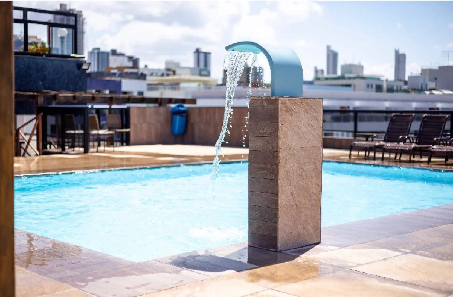 Pool view in FLAT MARINAS PRAIA HOTEL