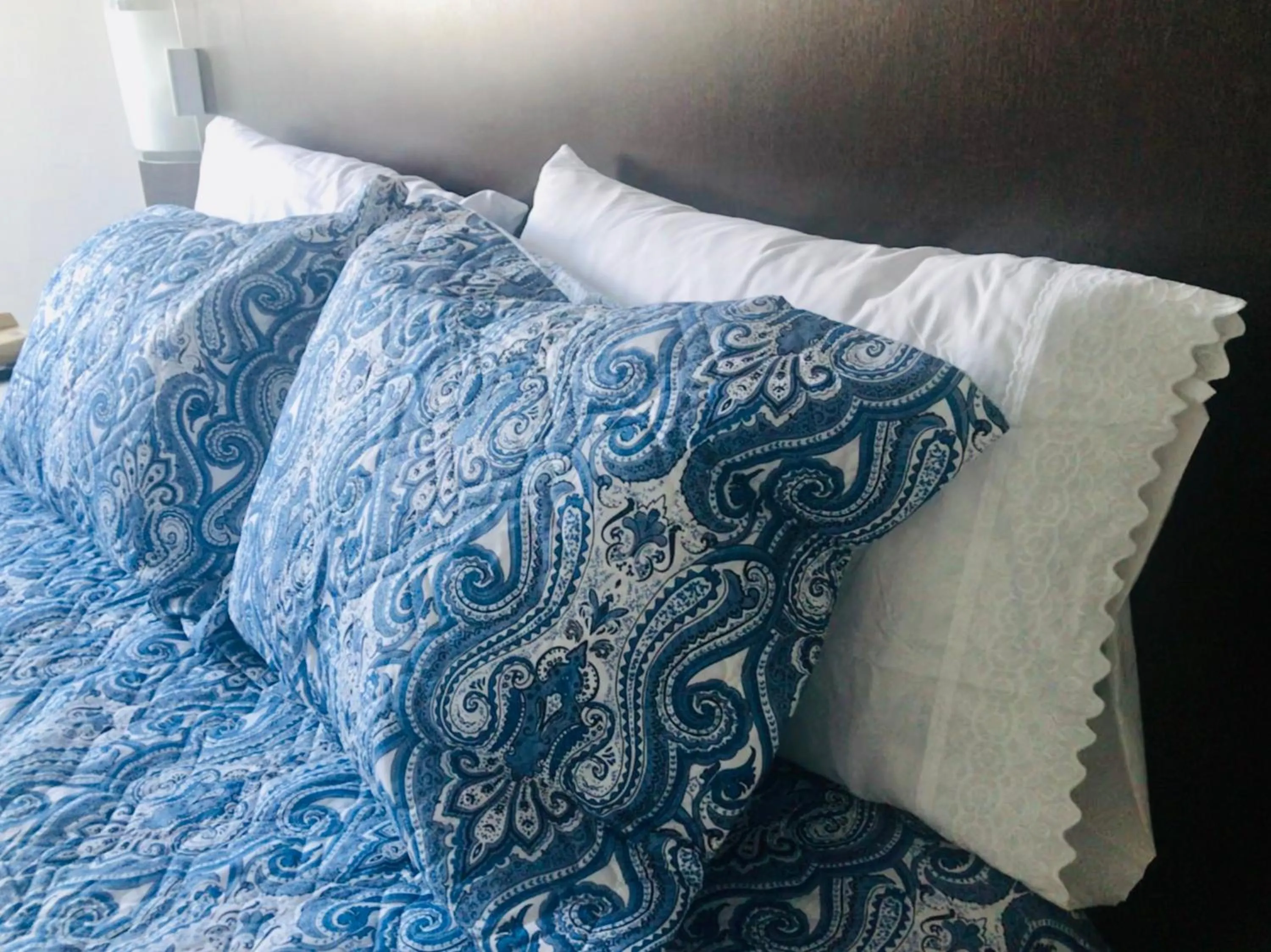 Bed in FLAT MARINAS PRAIA HOTEL