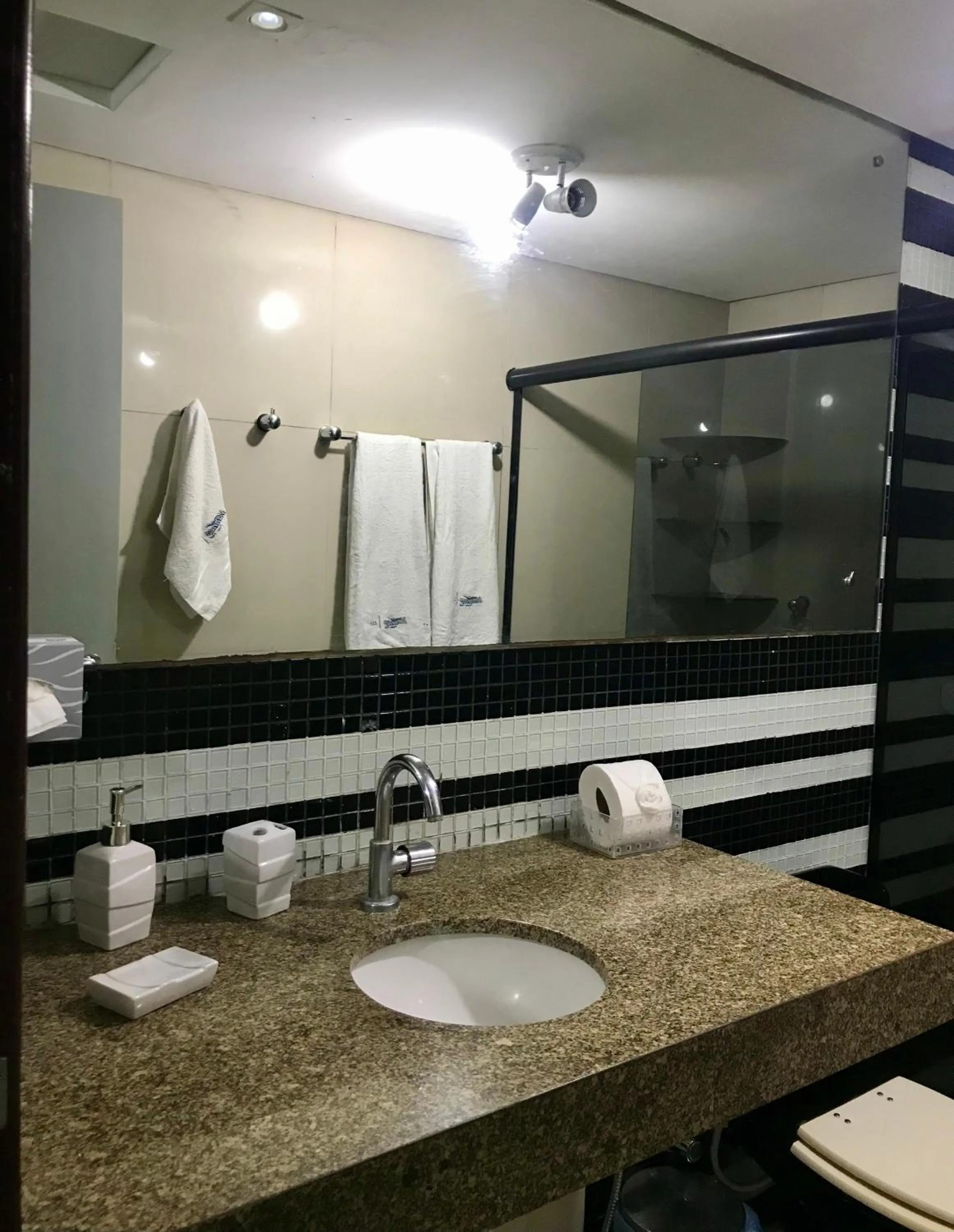 Bathroom in FLAT MARINAS PRAIA HOTEL