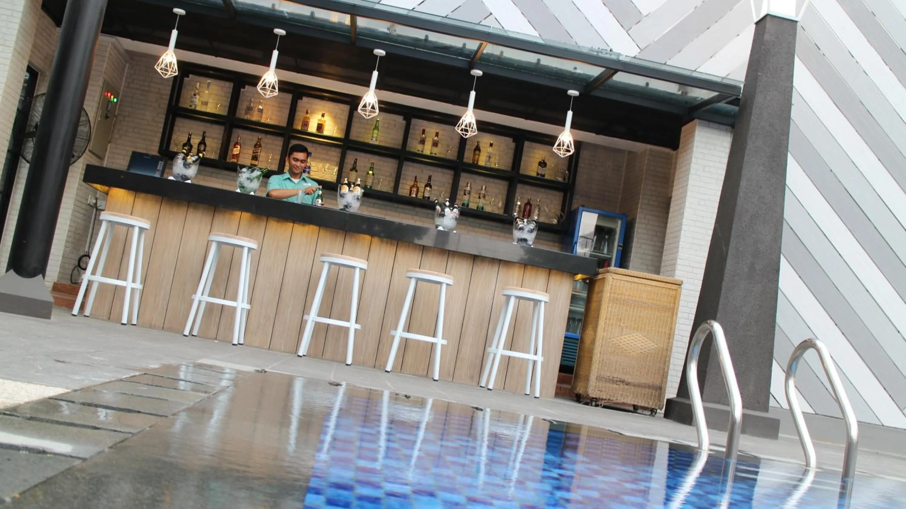 Pool view in Century Park Hotel