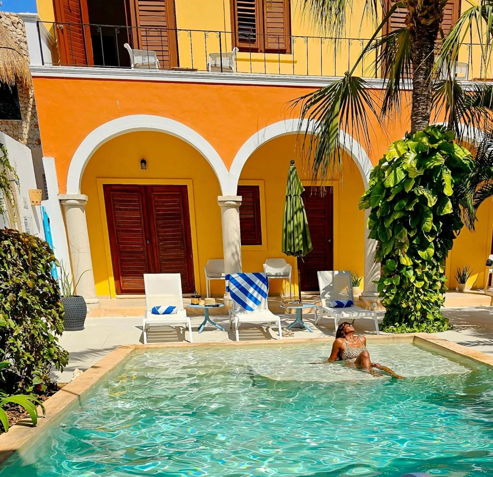 Swimming pool in Merida Santiago Hotel Boutique