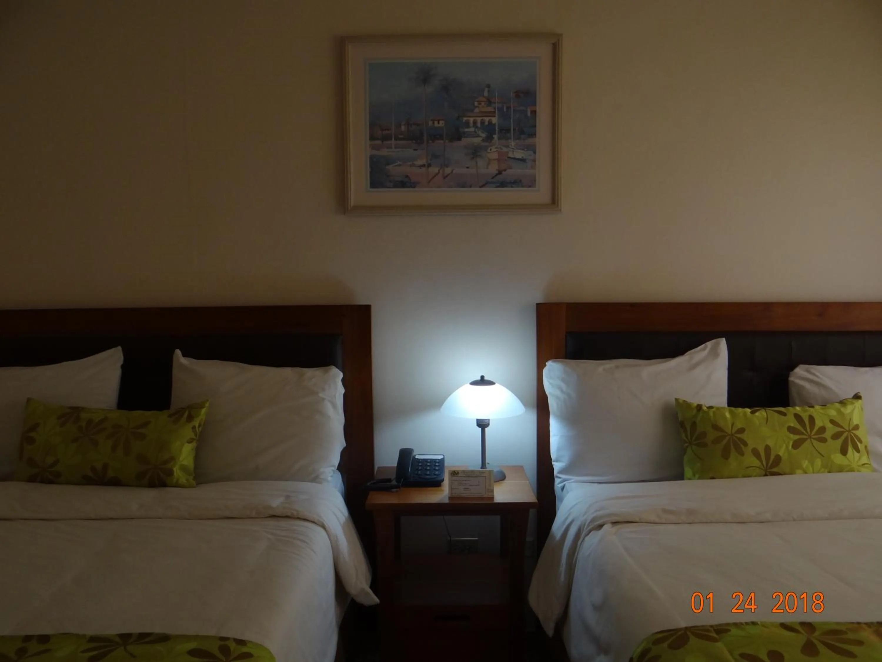 Bed in Hotel Mac Arthur