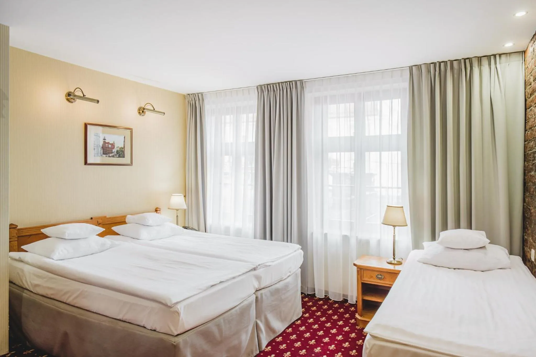 Bed in Hotel Solaris